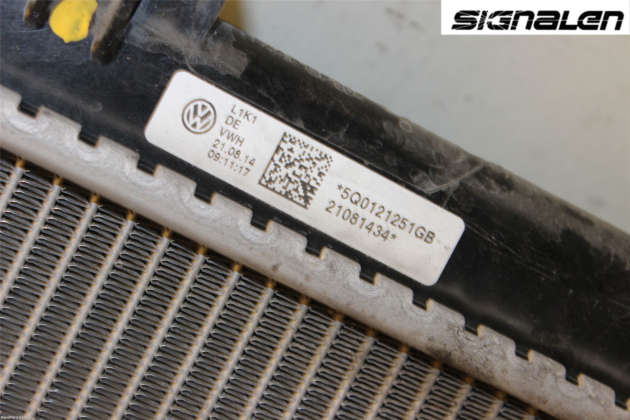 Volkswagen VW GOLF / E-GOLF VII 13-20 Kylare Man