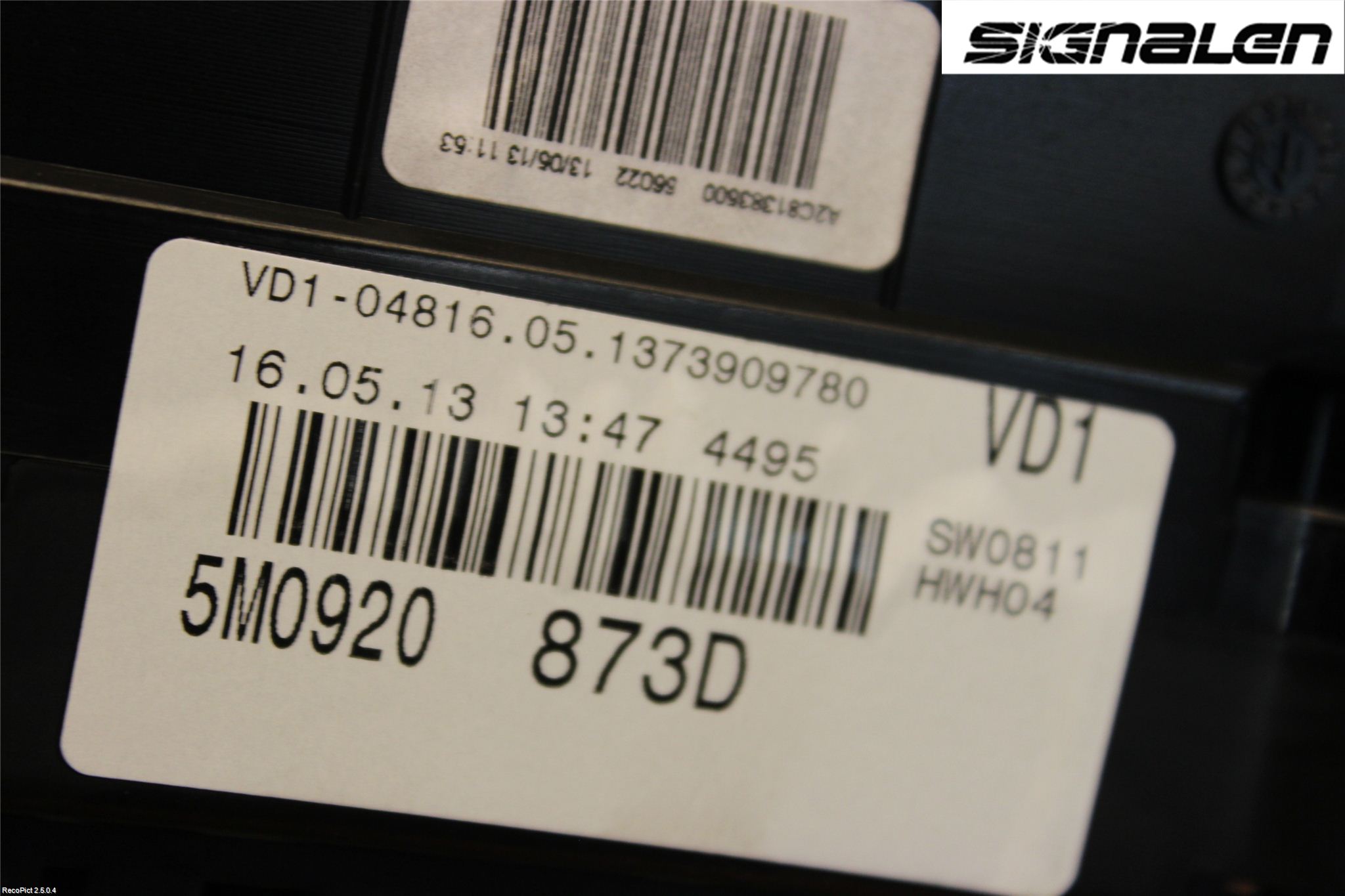 Volkswagen VW GOLF PLUS/CROSS GOLF 04-14 Instrument Komb