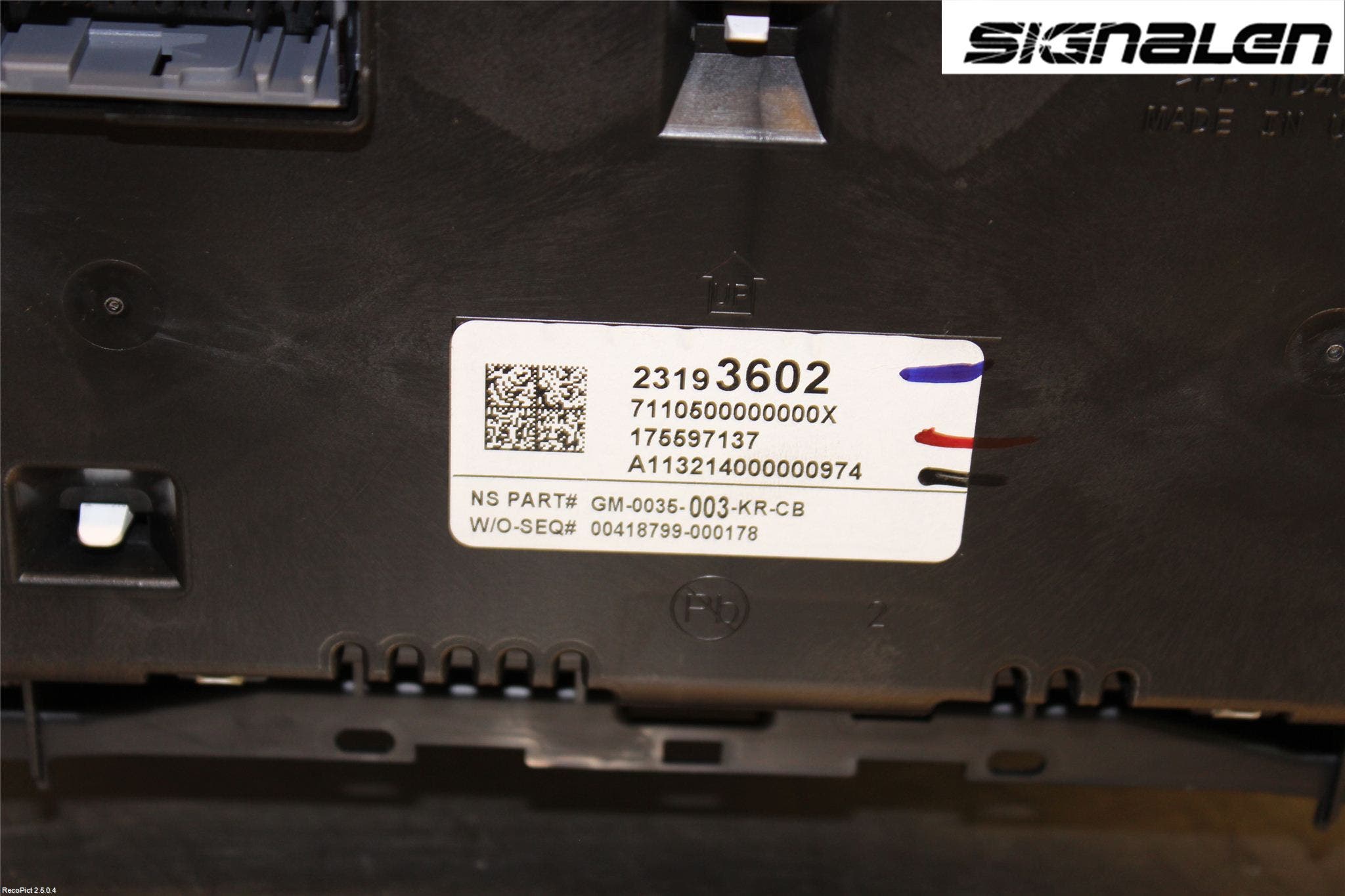 Opel INSIGNIA 09-16 Instrument Komb