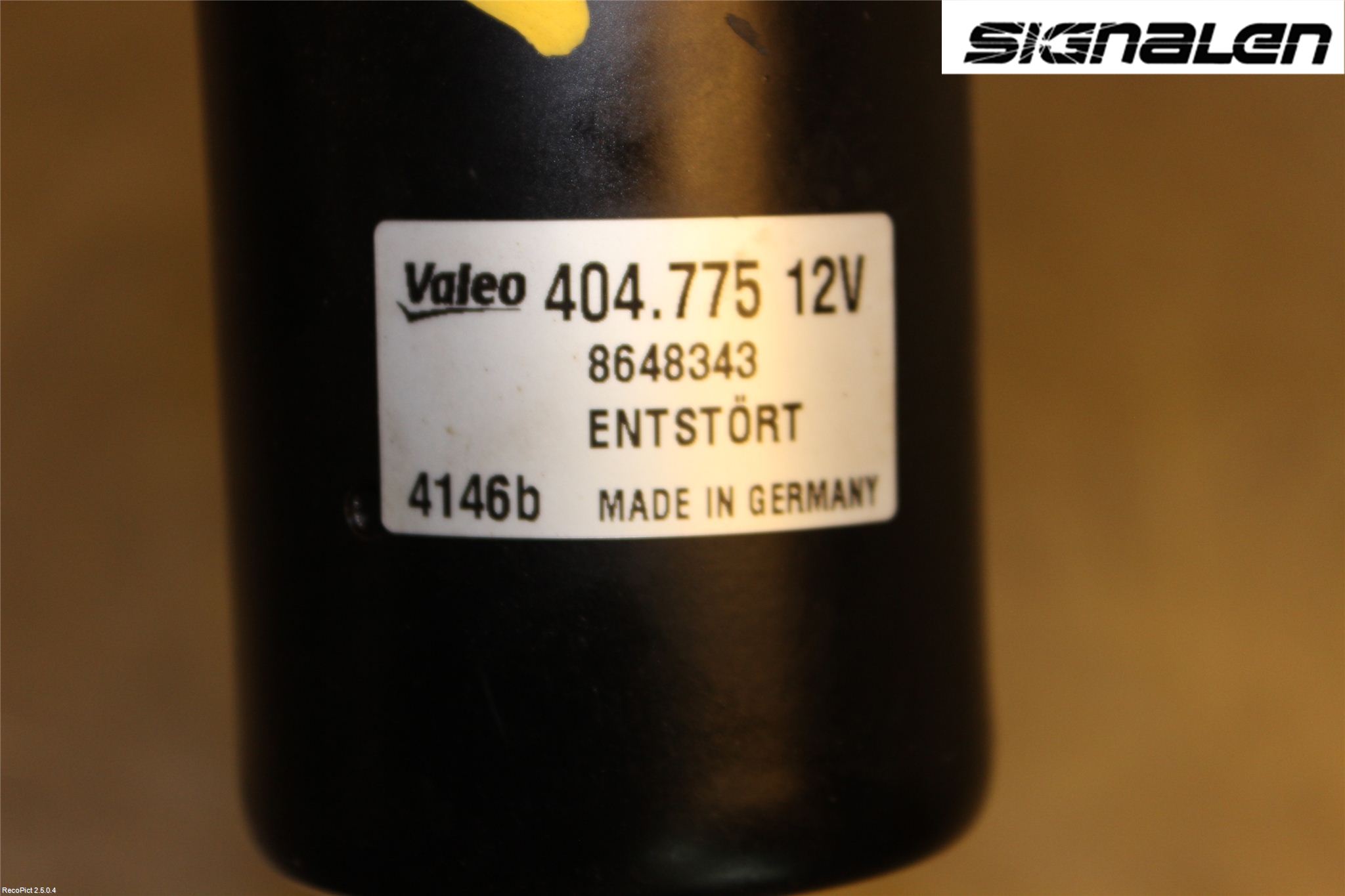 Volvo V70 05-08 Torkarmotor Vindruta