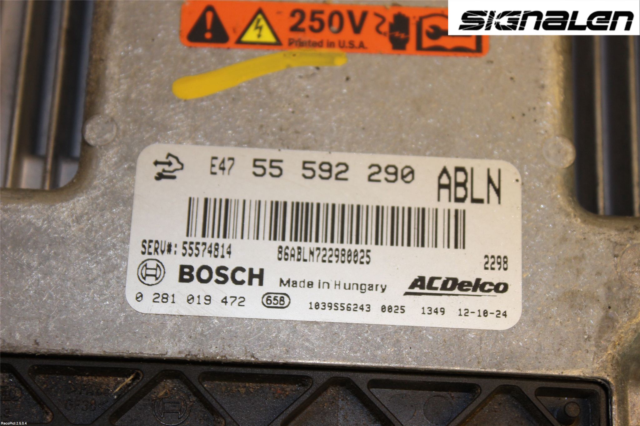 Opel INSIGNIA 09-16 Styrenhet Insprut Bensin