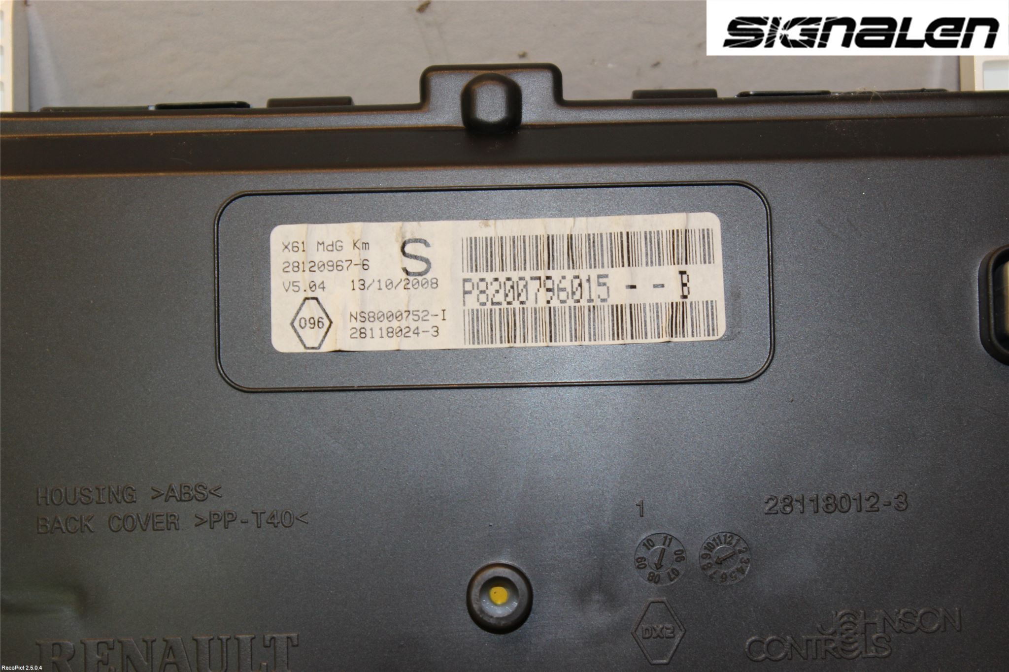 Renault KANGOO II 08-14 Instrument Komb