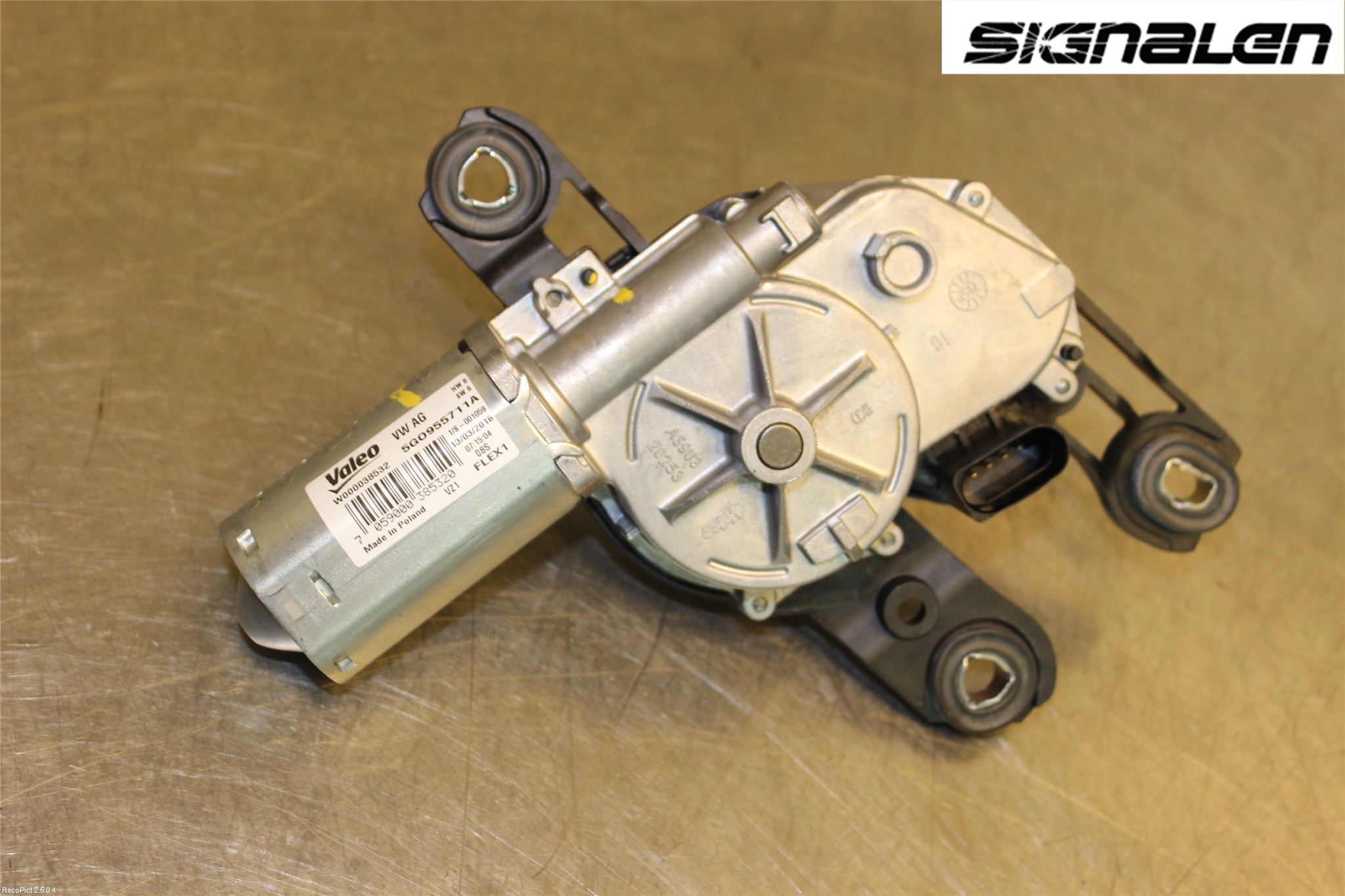 Volkswagen VW PASSAT 15-19 Torkarmotor Baklucka