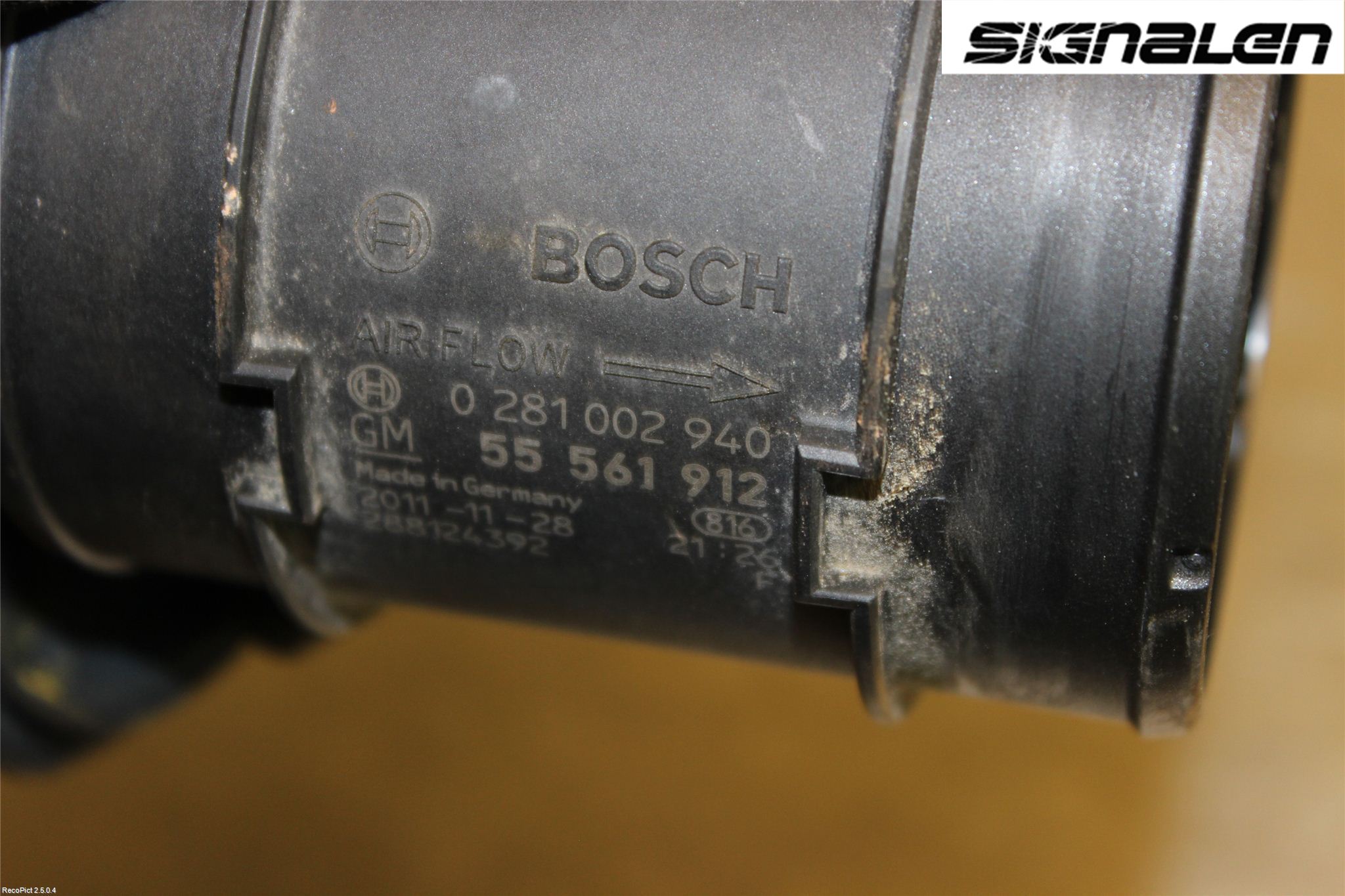 Opel MERIVA B 10-17 Injluftmassamätare