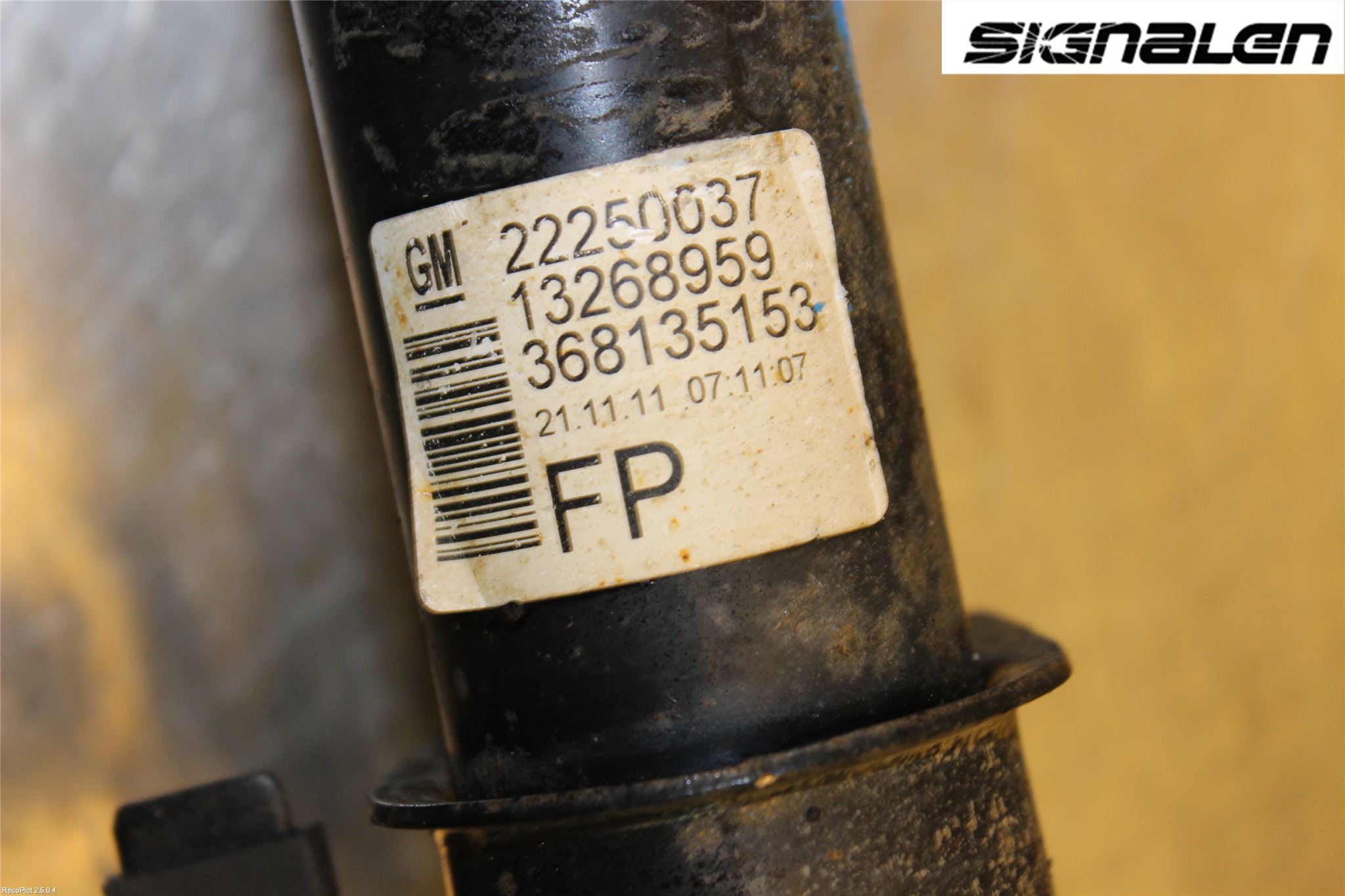 Opel MERIVA B 10-17 Fjäderben Fram Höger