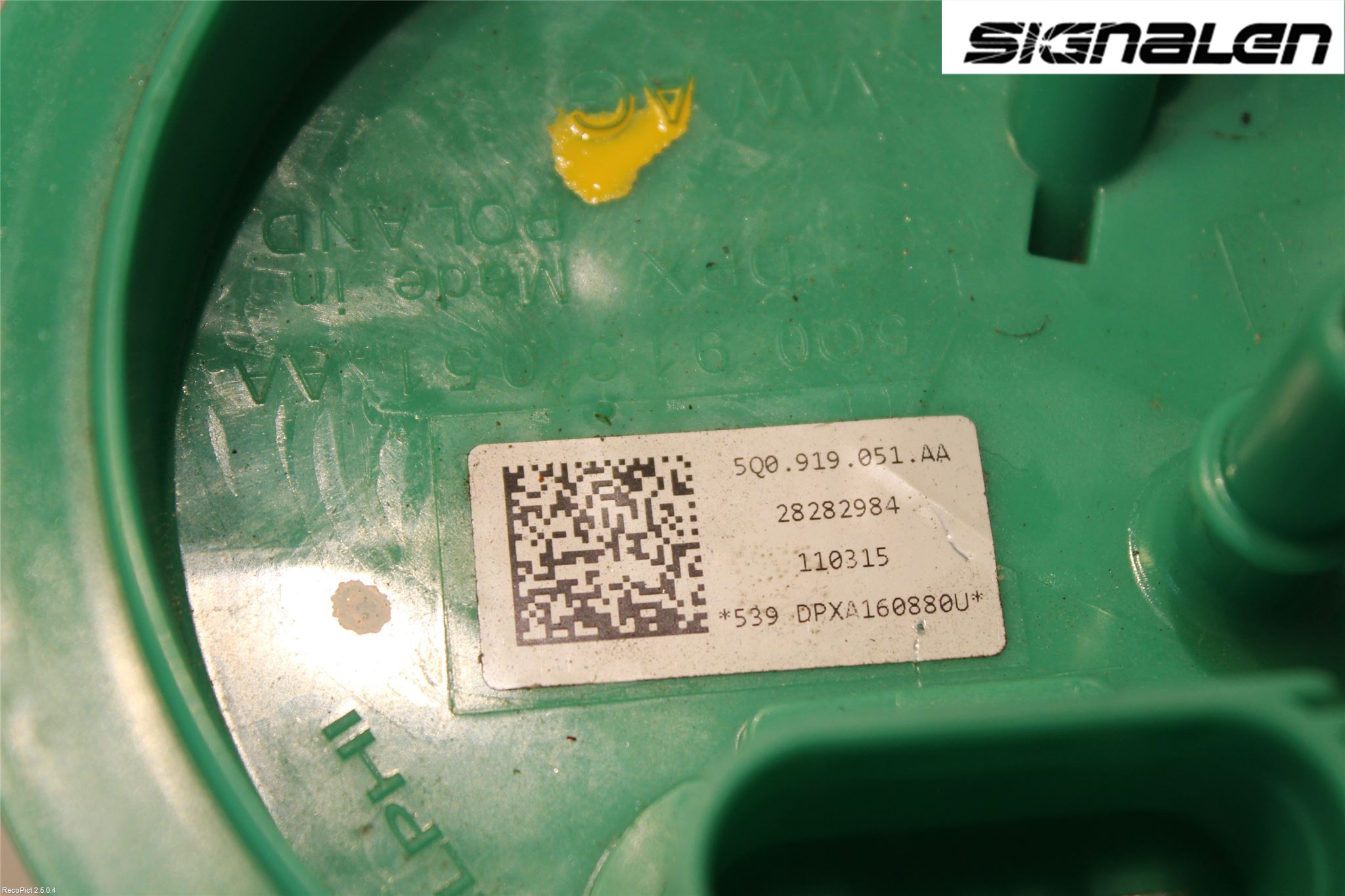 Volkswagen VW GOLF / E-GOLF VII 13-20 Bränslepump El