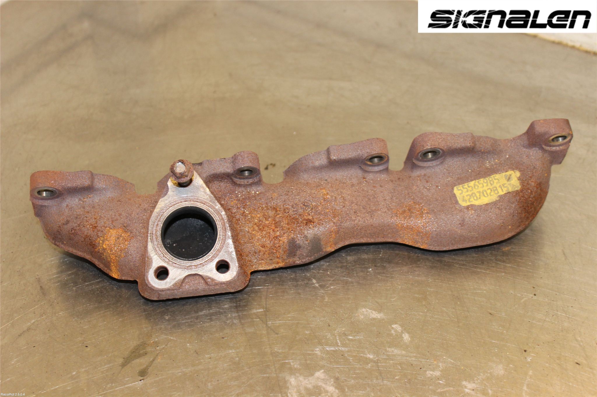 Opel ZAFIRA C 12-19 Grenrör Avgas