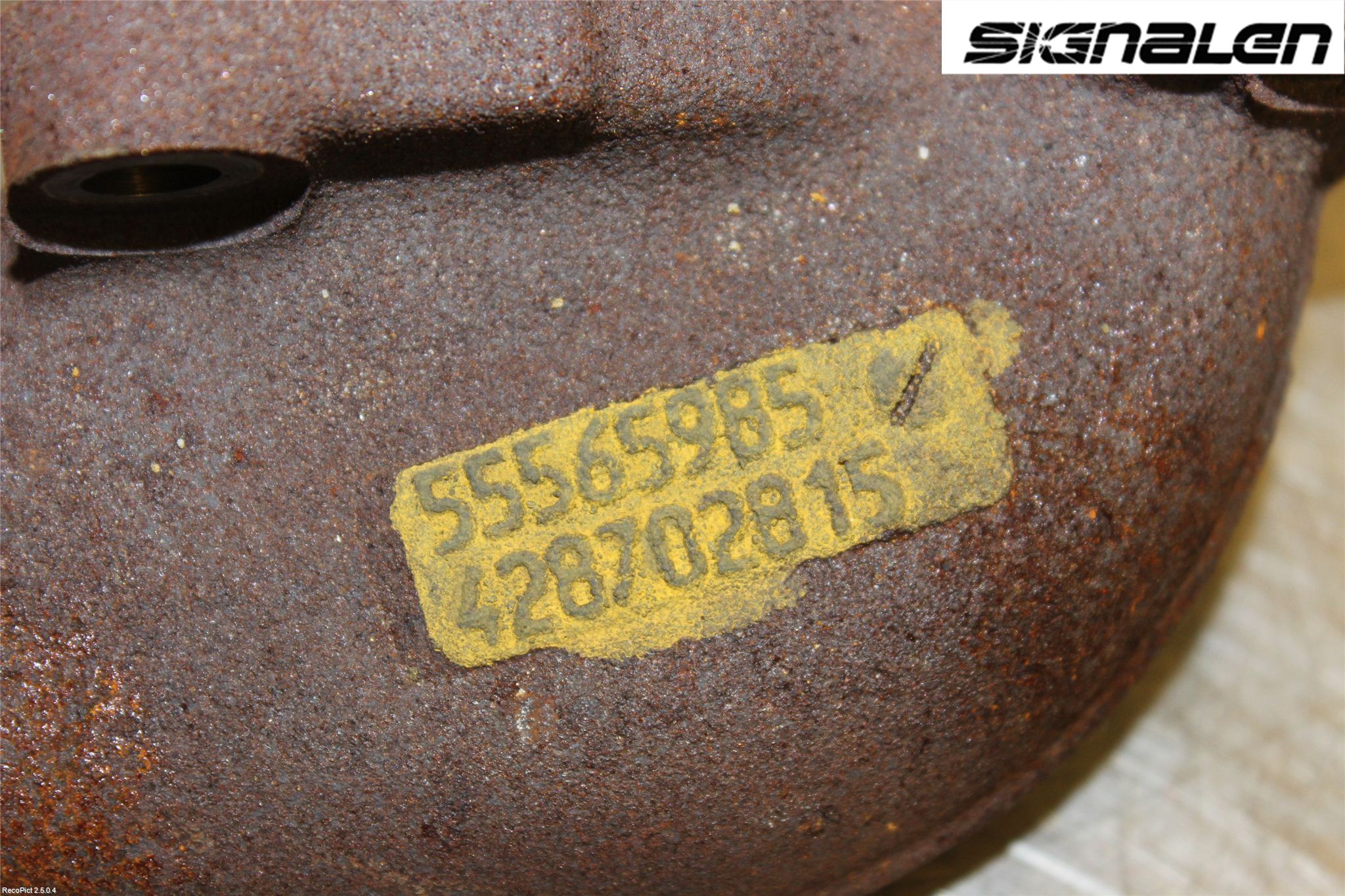 Opel ZAFIRA C 12-19 Grenrör Avgas