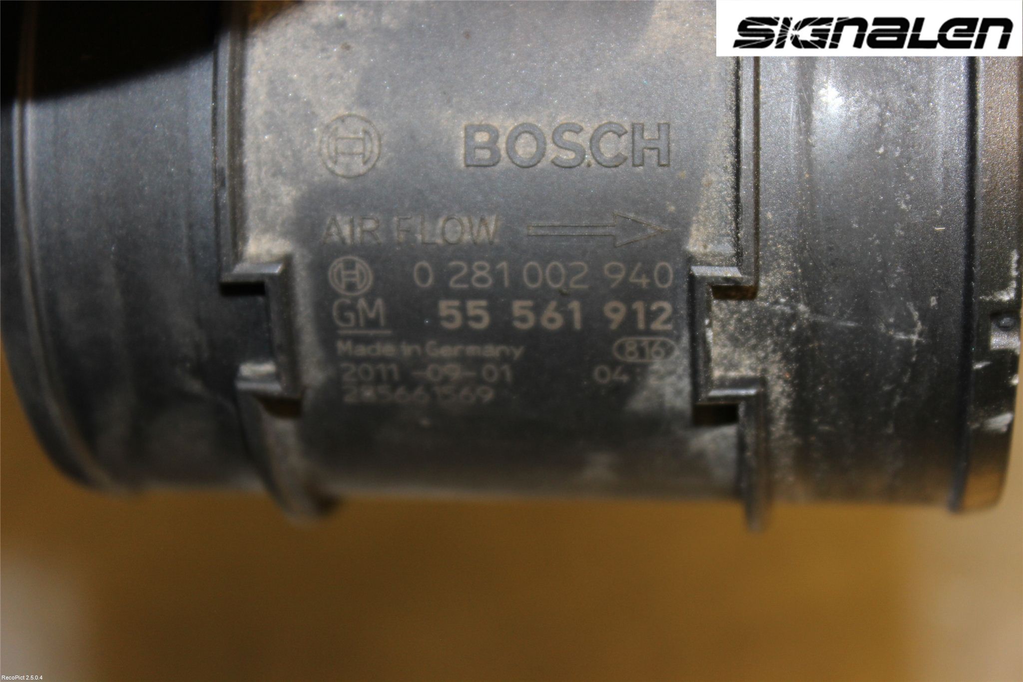 Opel ASTRA J 10-15 Injluftmassamätare