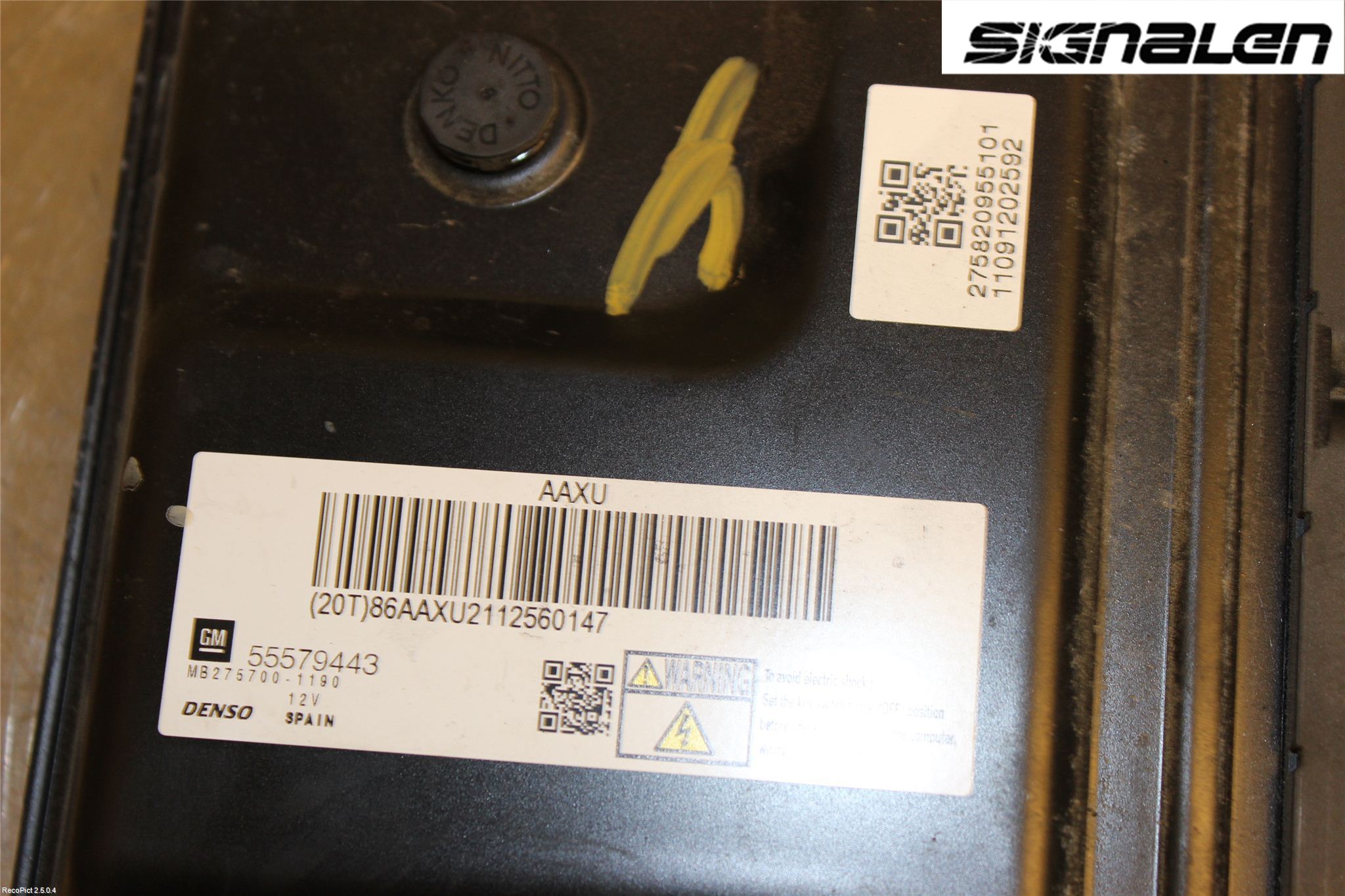 Opel ASTRA J 10-15 Styrenhet Insprut Bensin