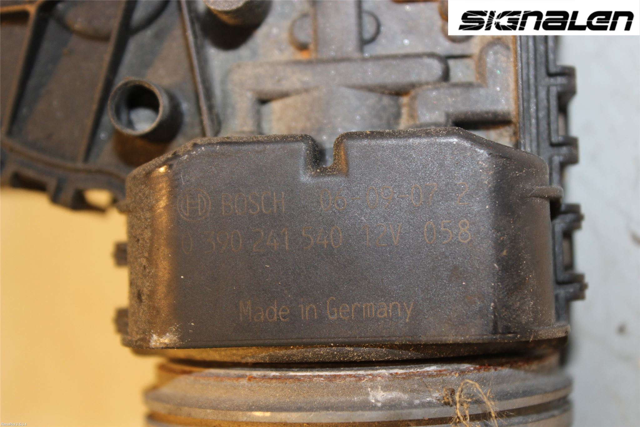 Peugeot 207 Torkarmotor Vindruta