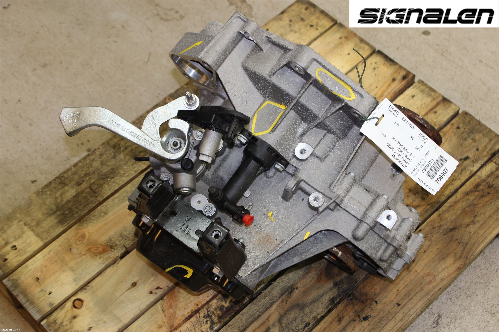 Skoda FABIA 07-14 Växellåda Man 5 Vxl