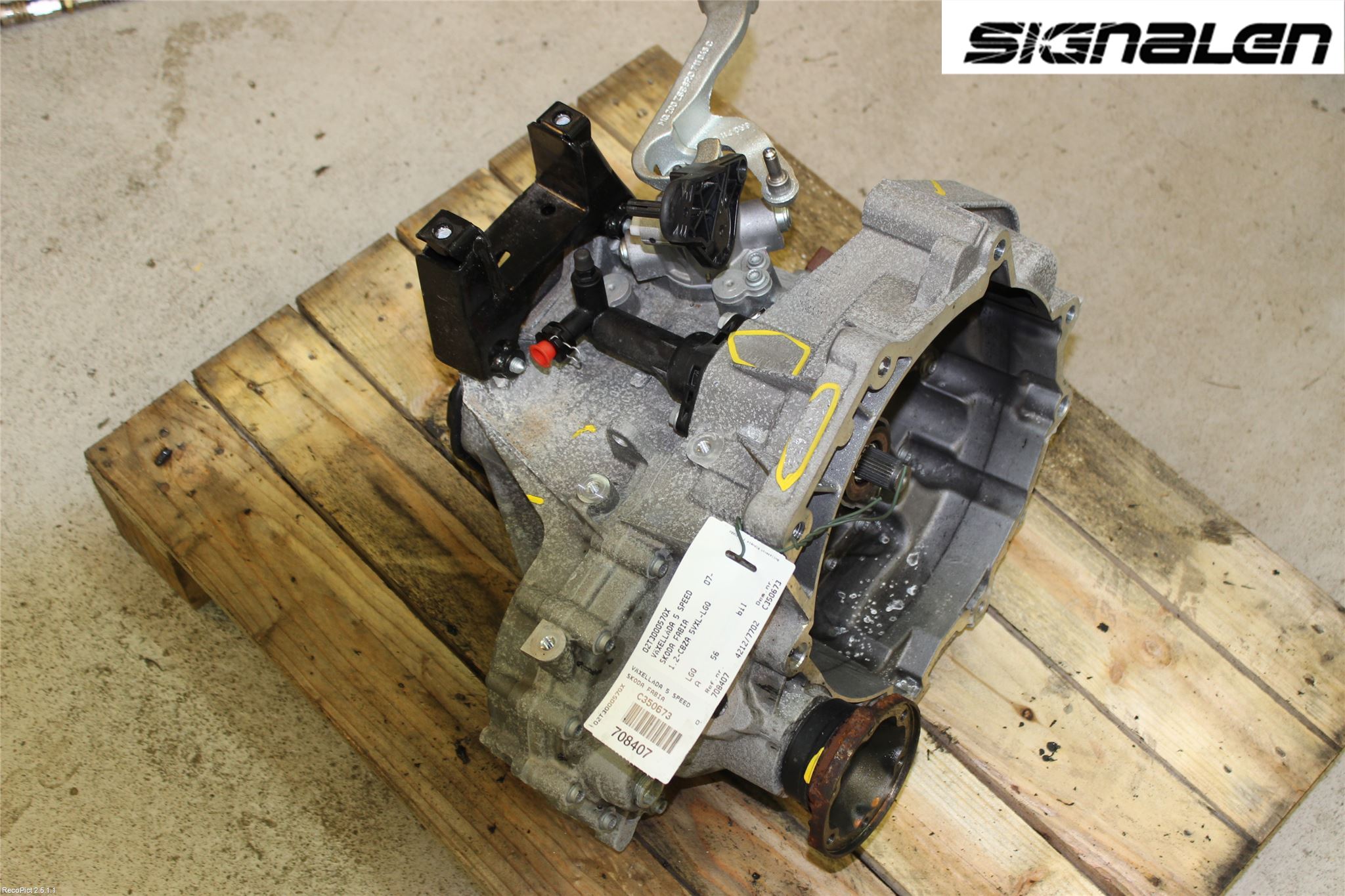 Skoda FABIA 07-14 Växellåda Man 5 Vxl