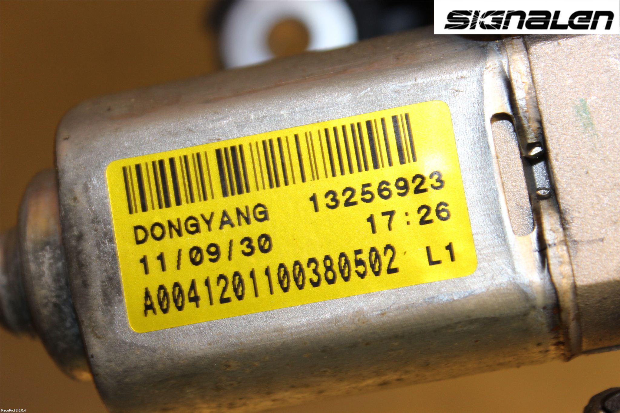 Opel ZAFIRA C 12-19 Torkarmotor Baklucka