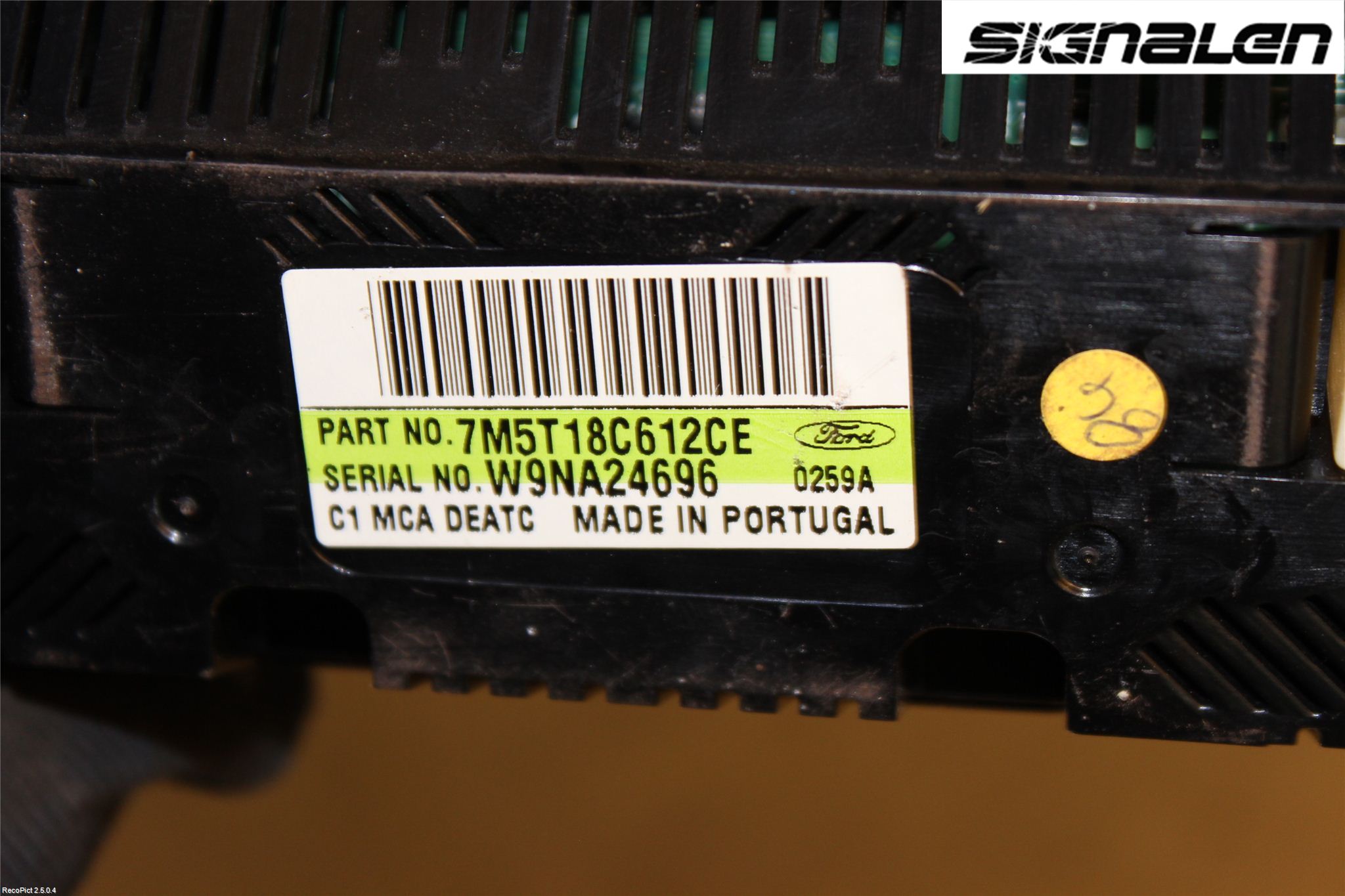 Ford FOCUS 08-11 Ac Styrenhet Ac Manöveren