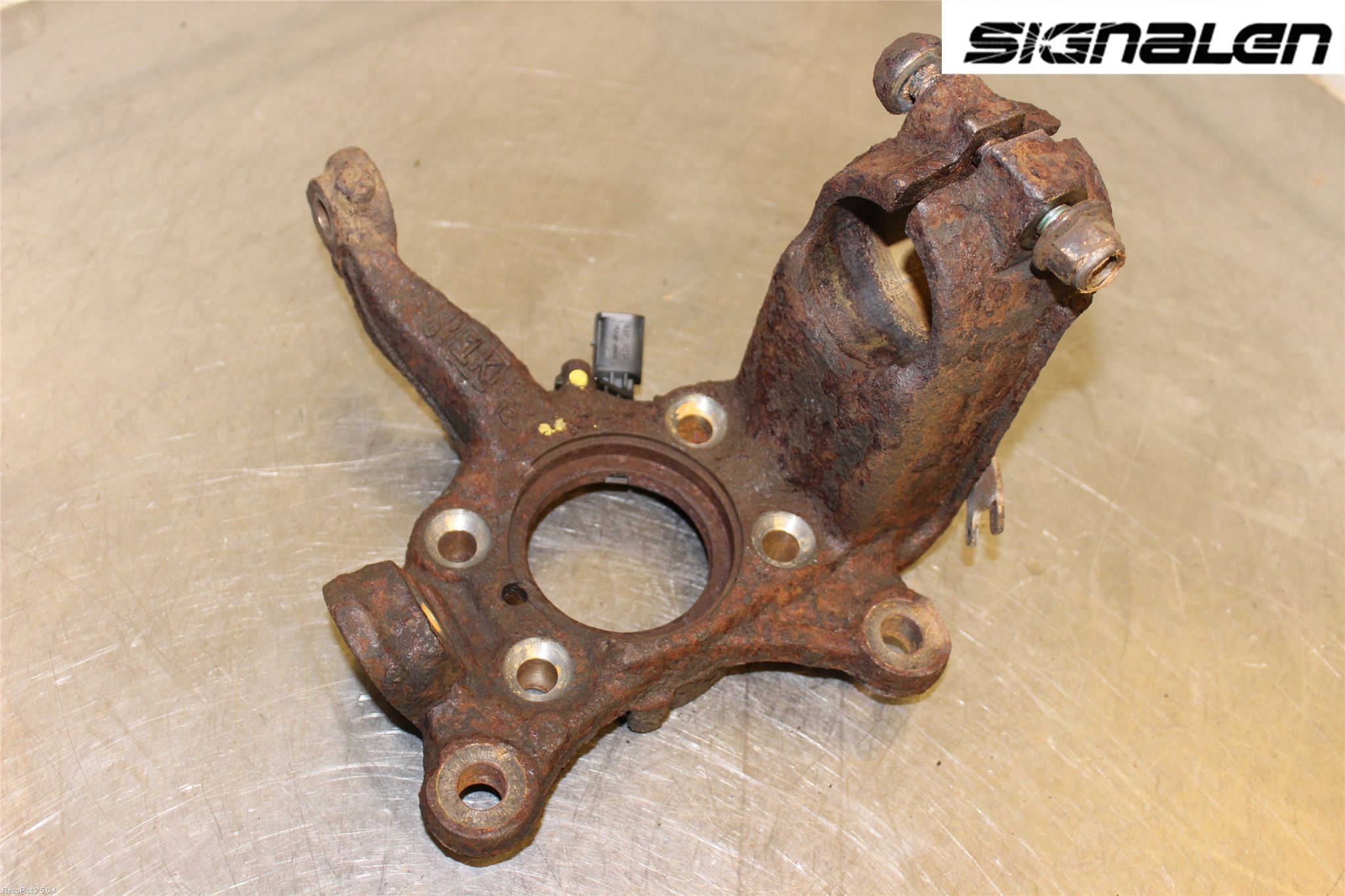 Volkswagen VW GOLF V 04-09 Styrspindel Lagerhus Vä