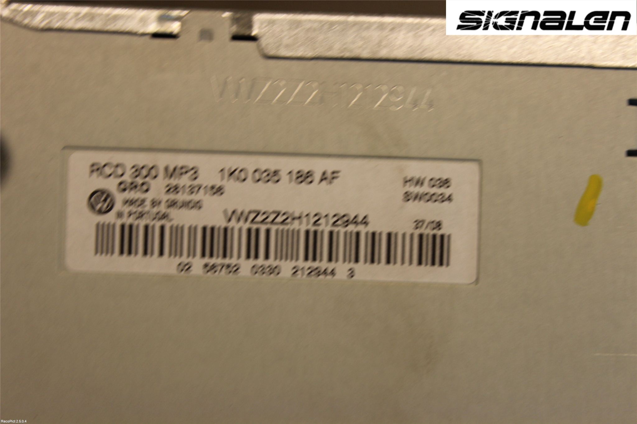 Volkswagen VW GOLF V 04-09 Radio