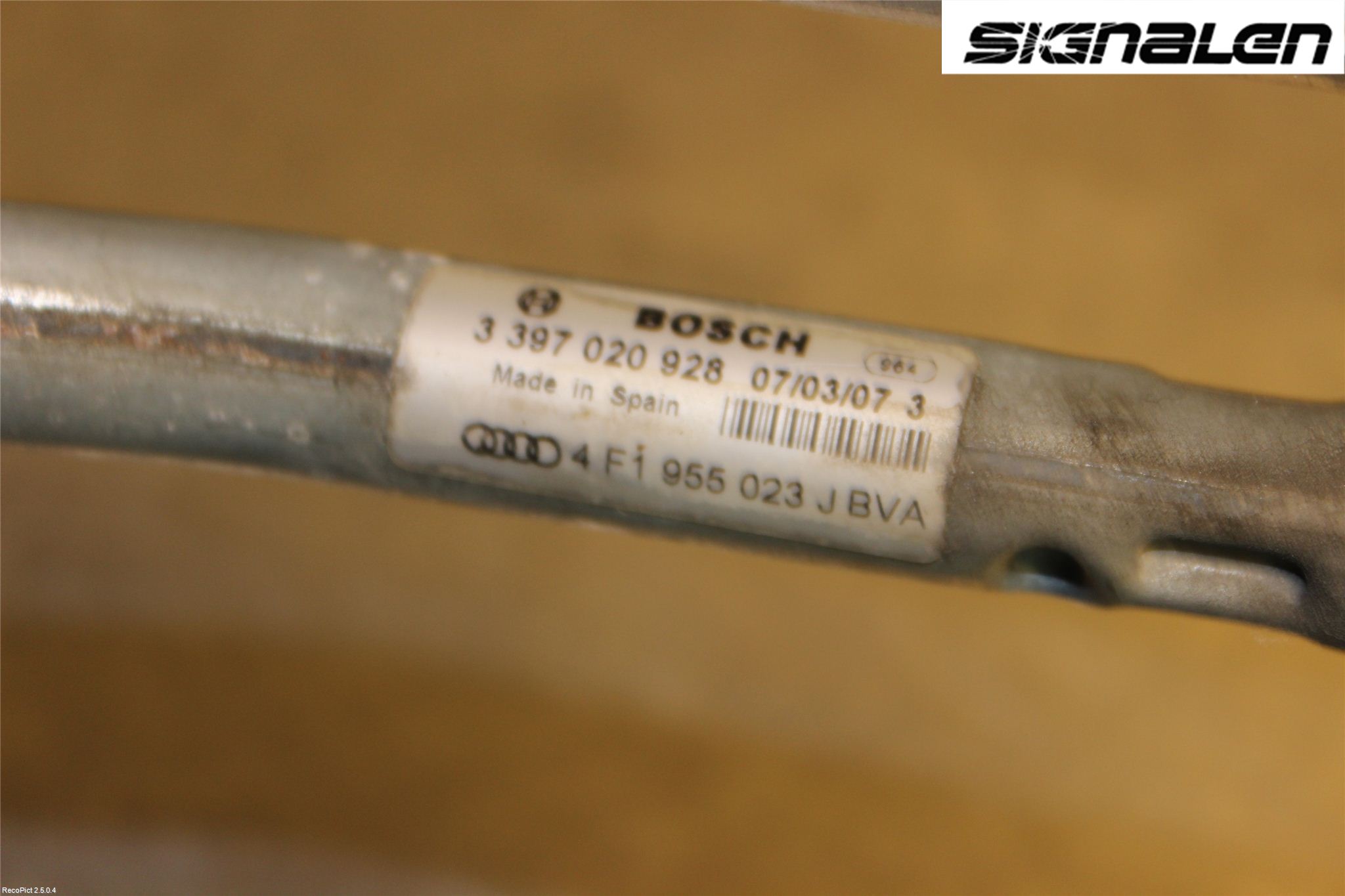 Audi A6/S6     05-11 Torkarmekanism Vindruta