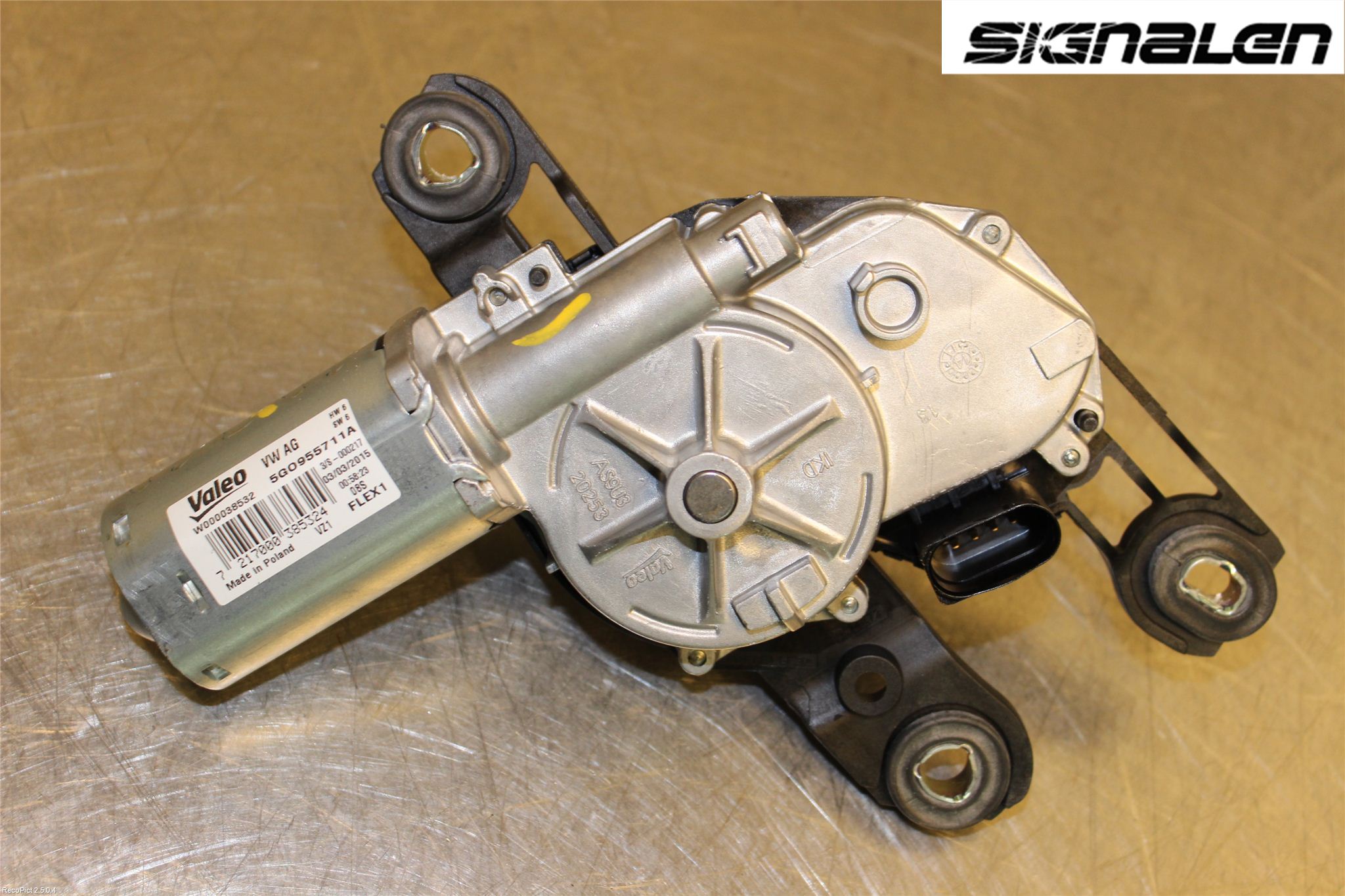 Volkswagen VW GOLF / E-GOLF VII 13-20 Torkarmotor Baklucka
