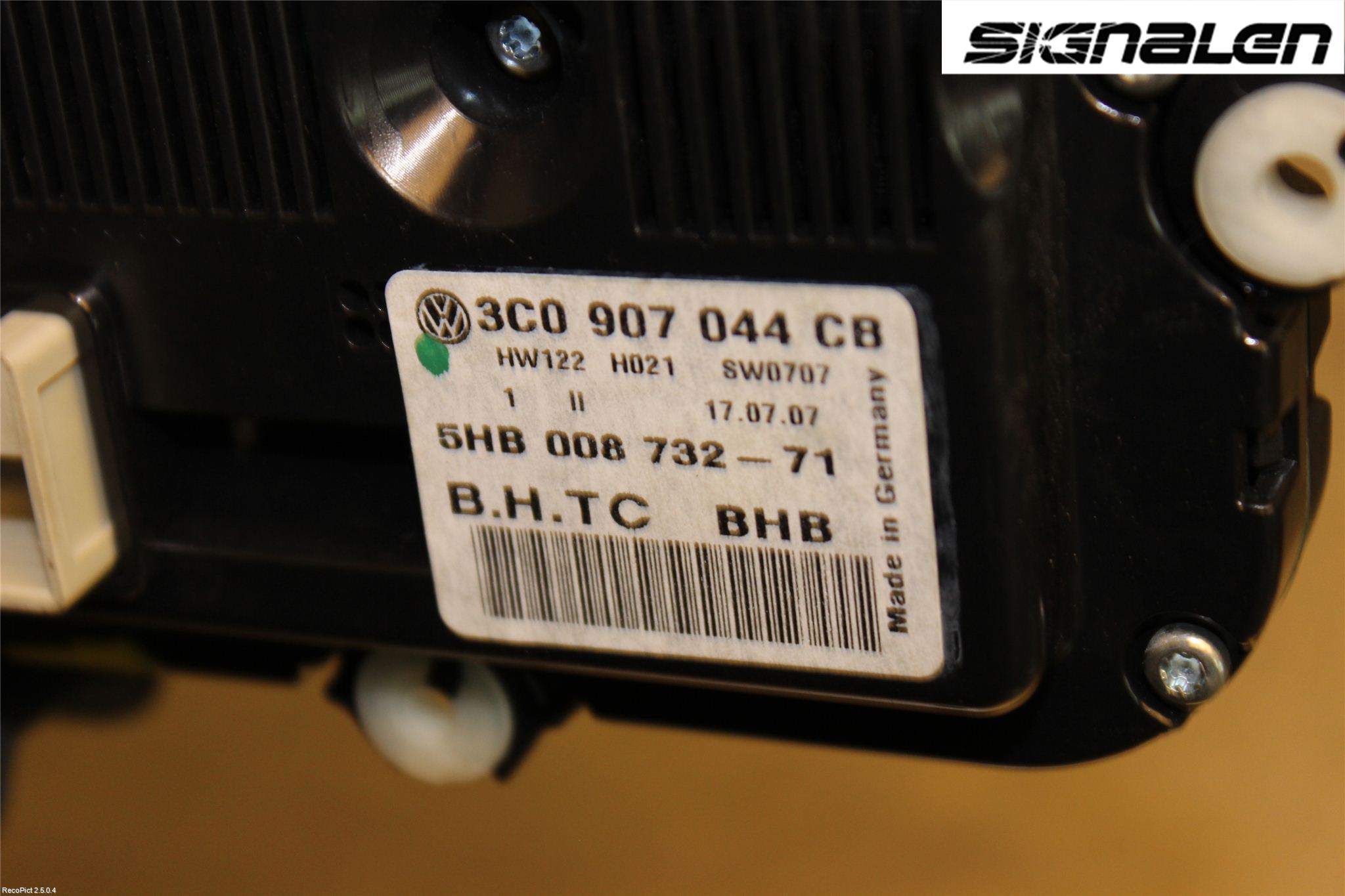 Volkswagen VW PASSAT 05-11 Ac Styrenhet Ac Manöveren