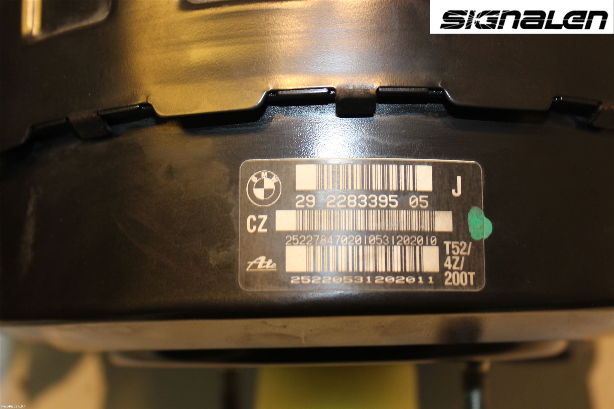 BMW 1 E82/88 Coupé/Cab 06-13 Bromsservo