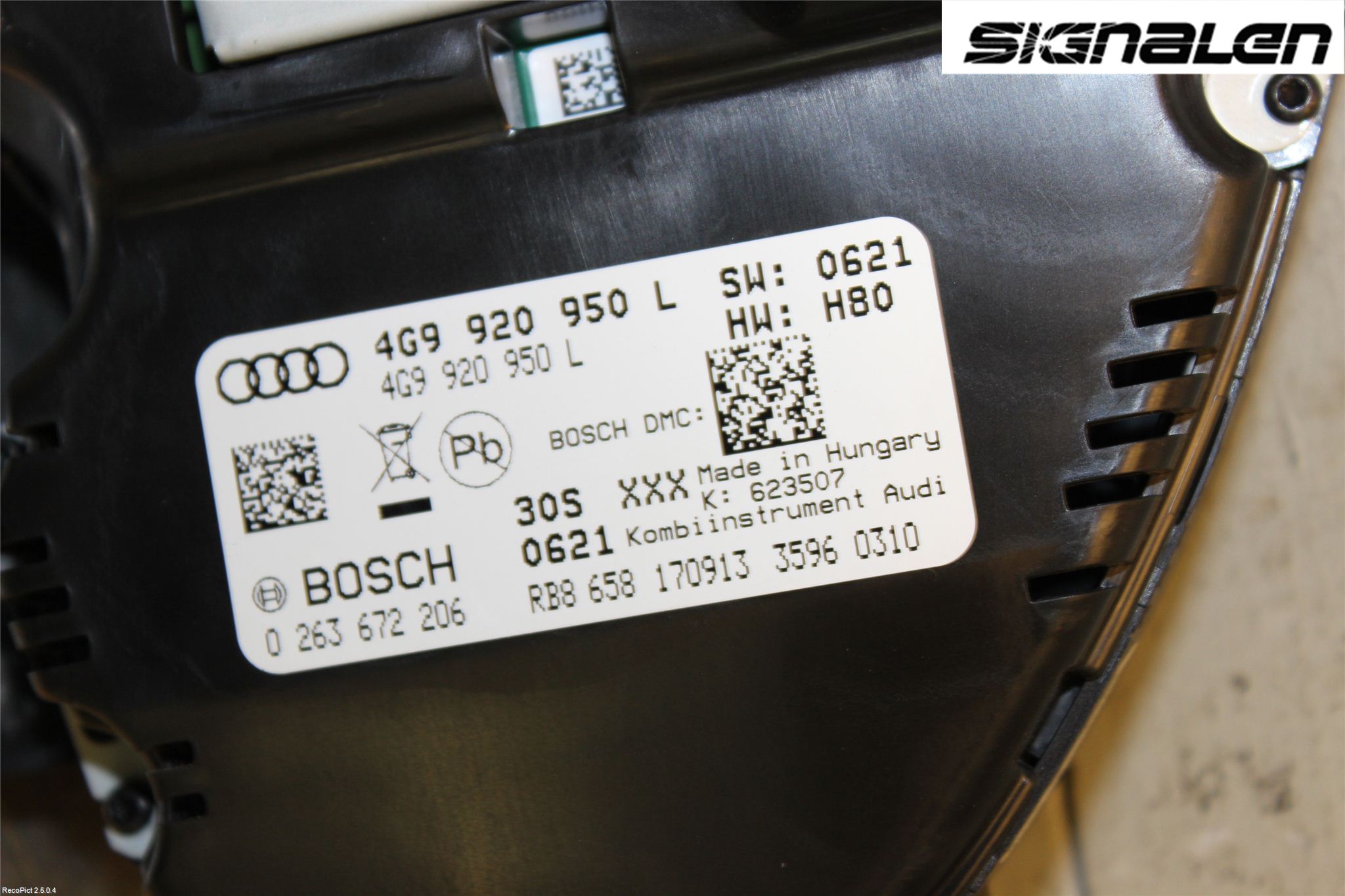 Audi A6 ALLROAD 12-18 Instrument Komb