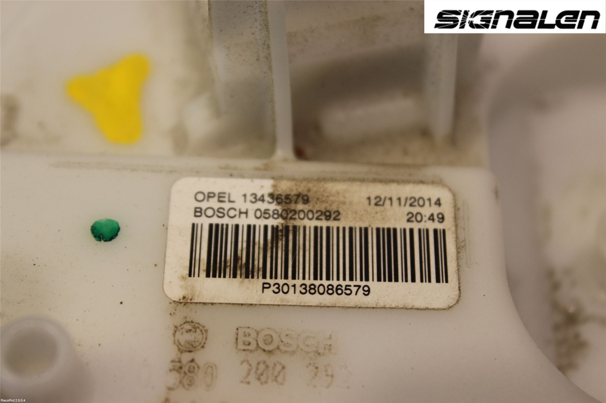 Opel CORSA E 15-19 Bränslepump El