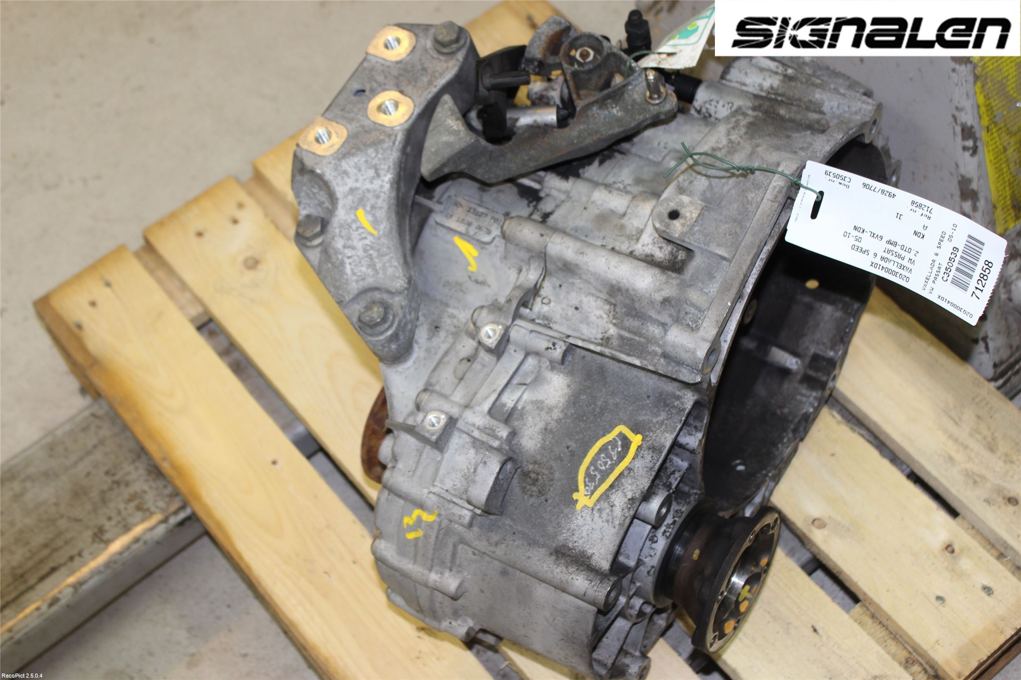 Volkswagen VW PASSAT 05-11 Växellåda Man 6 Vxl