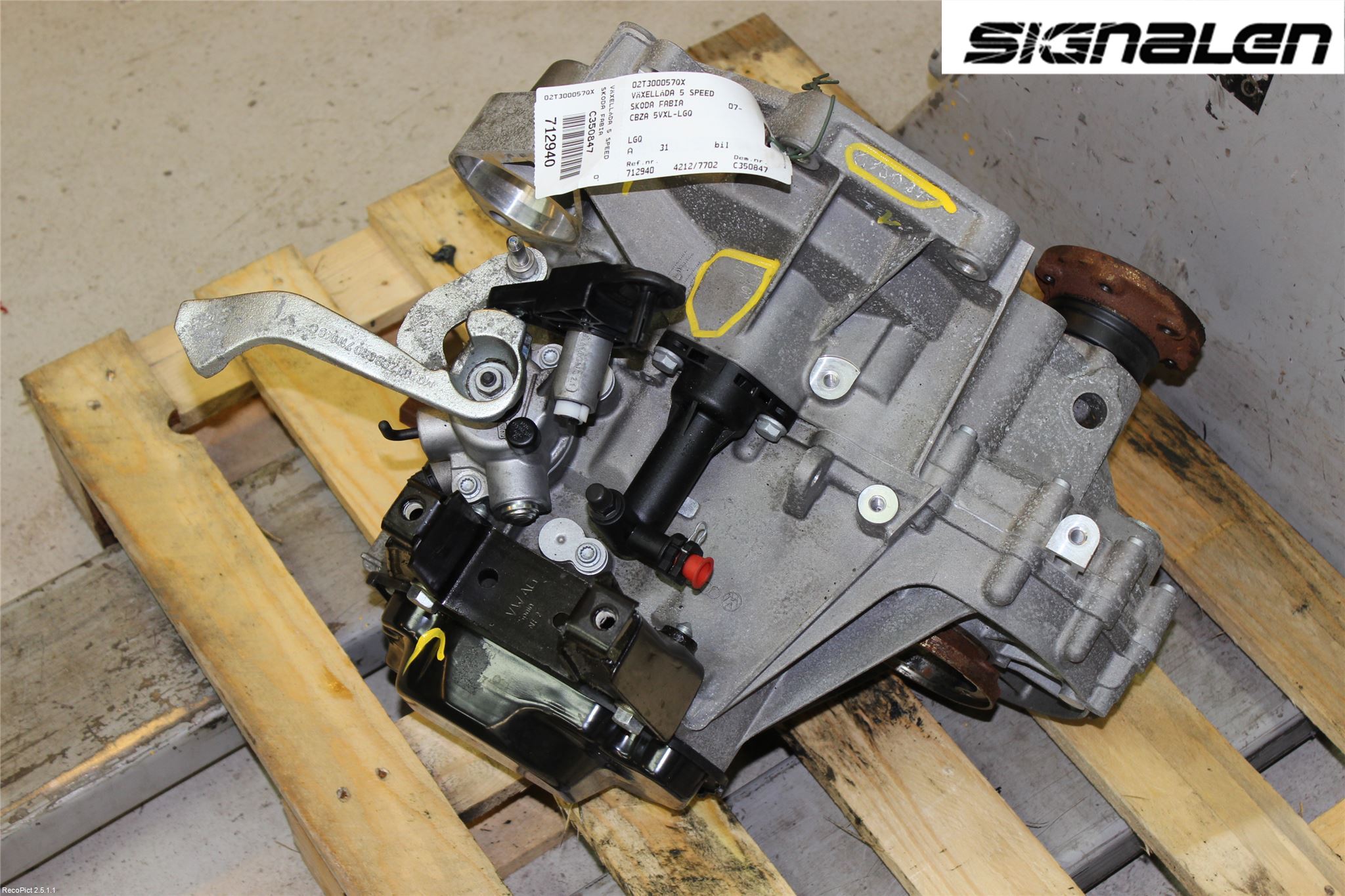 Skoda FABIA 07-14 Växellåda Man 5 Vxl