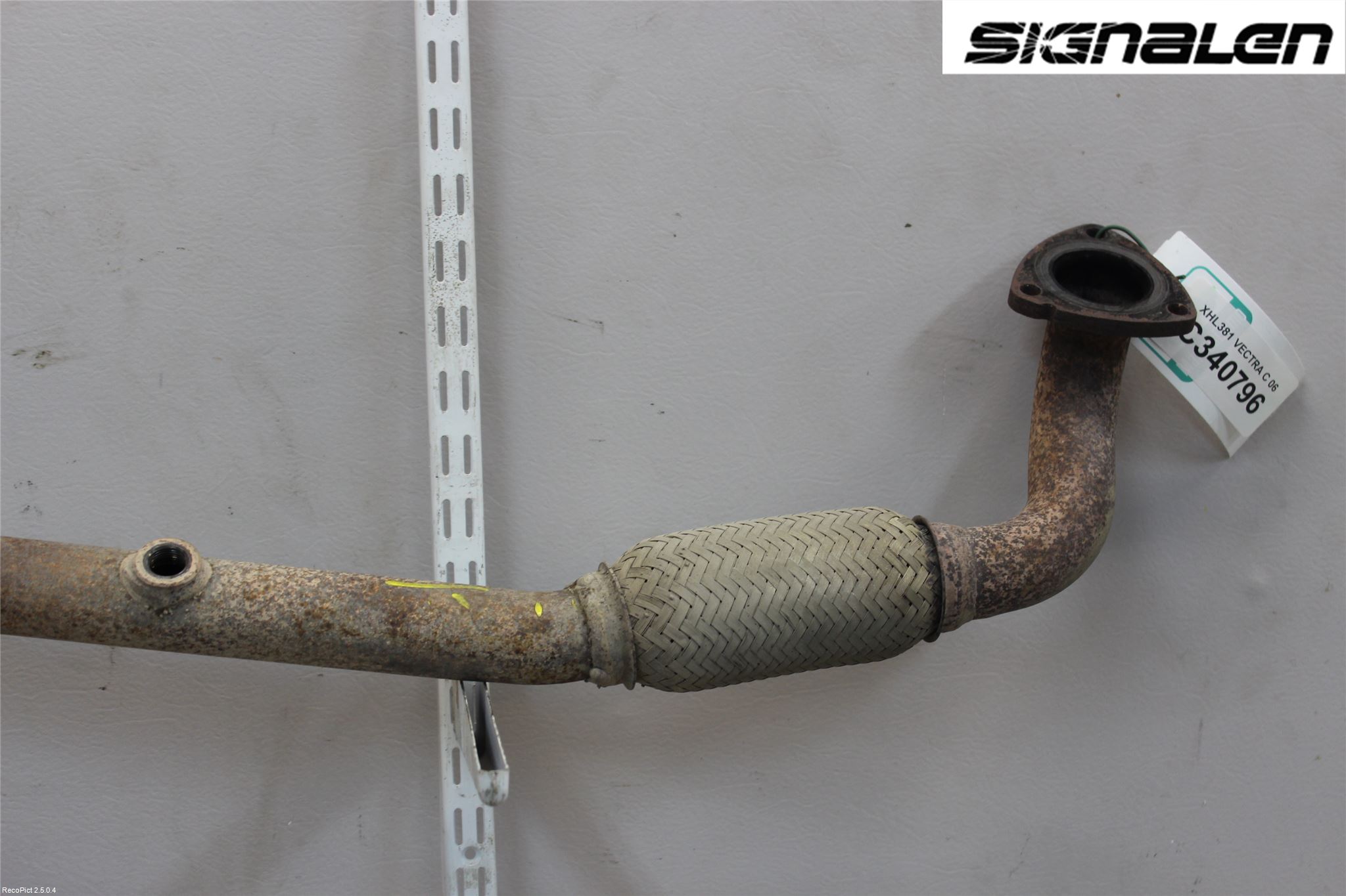 Opel VECTRA C 06-08 Avgas Främre Rör