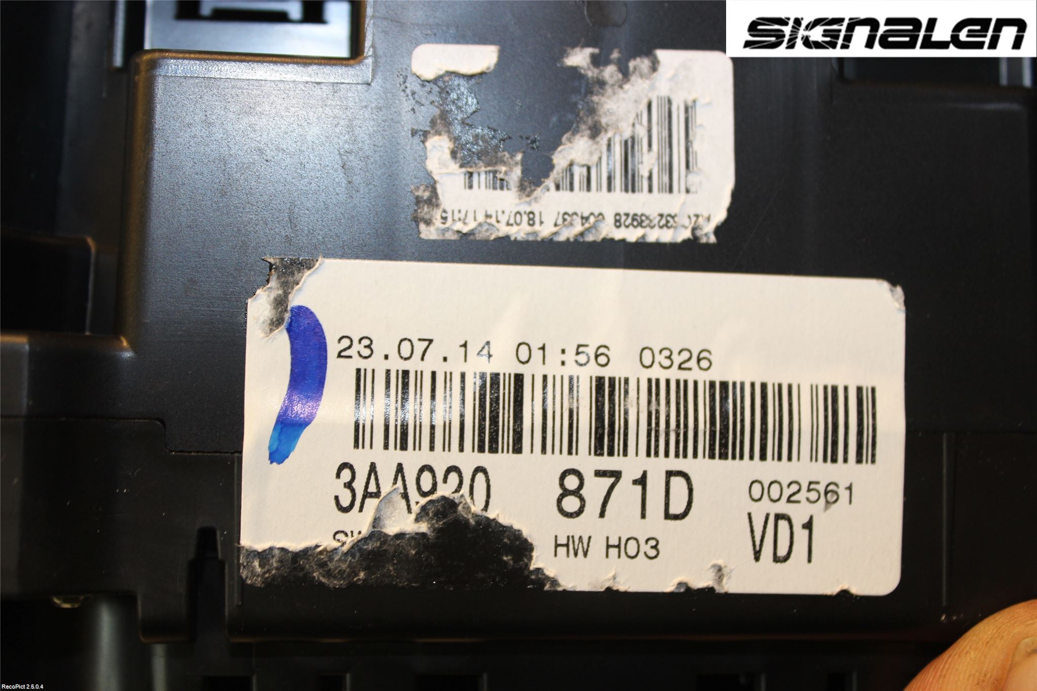 Volkswagen VW PASSAT 15-19 Instrument Komb