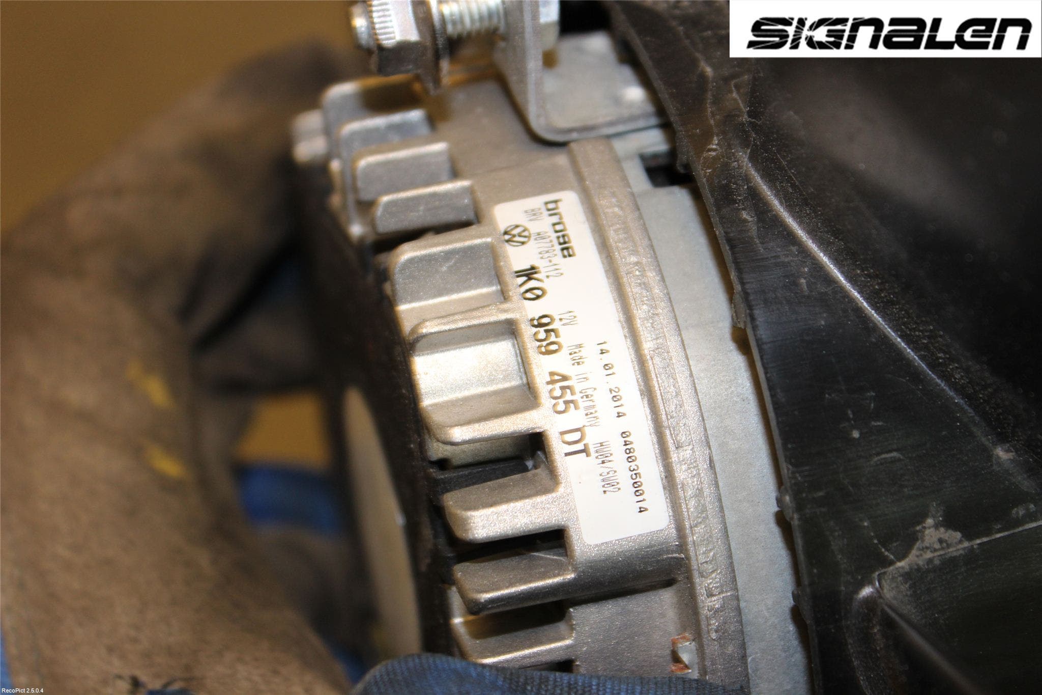 Volkswagen VW PASSAT 11-14 Kylfläkt El