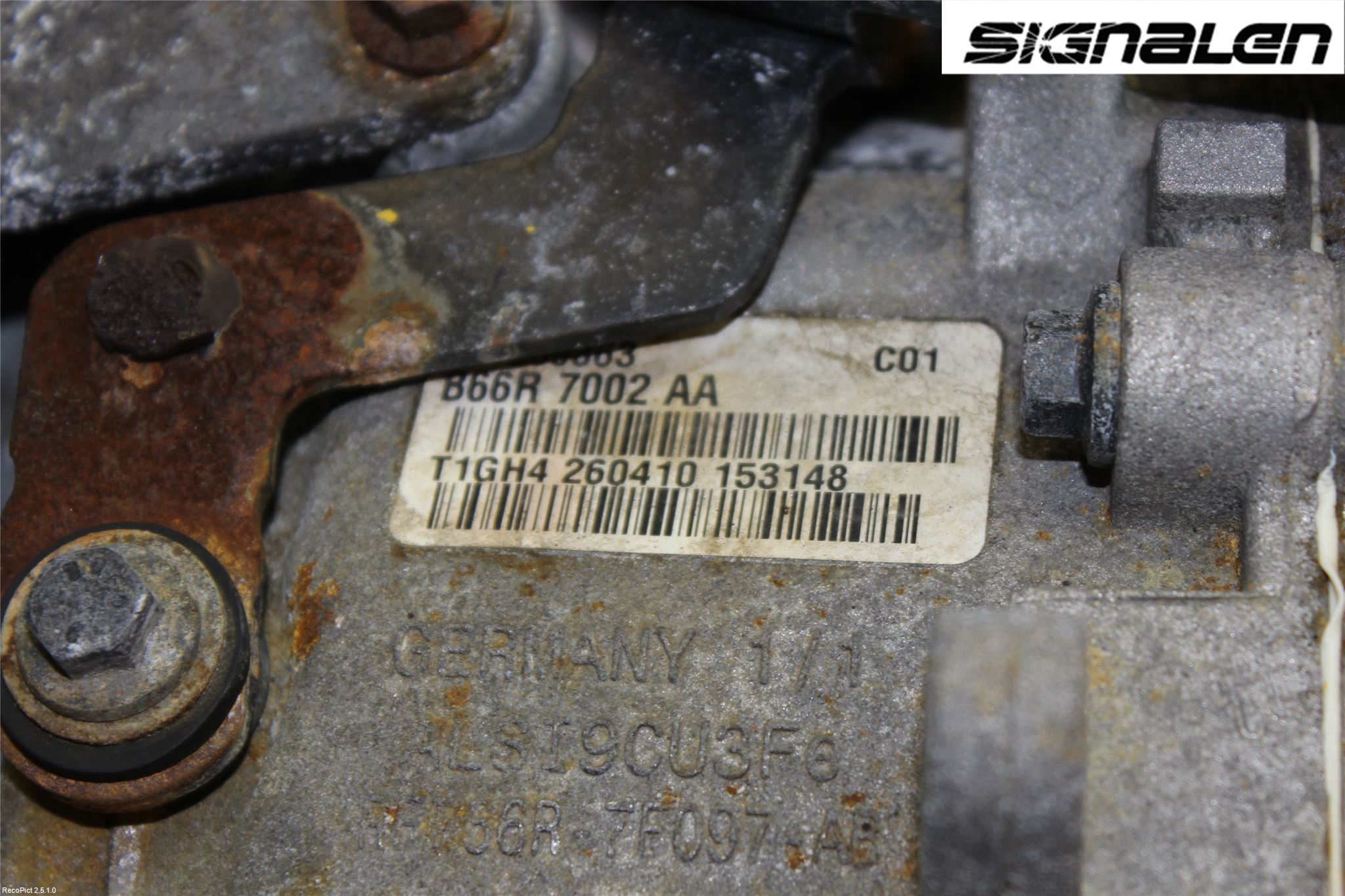 Volvo S40 08-12 Växellåda Man 6 Vxl