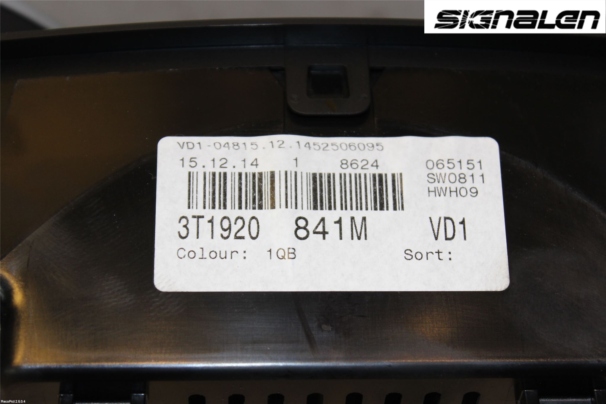 Skoda SUPERB 09-15 Instrument Komb