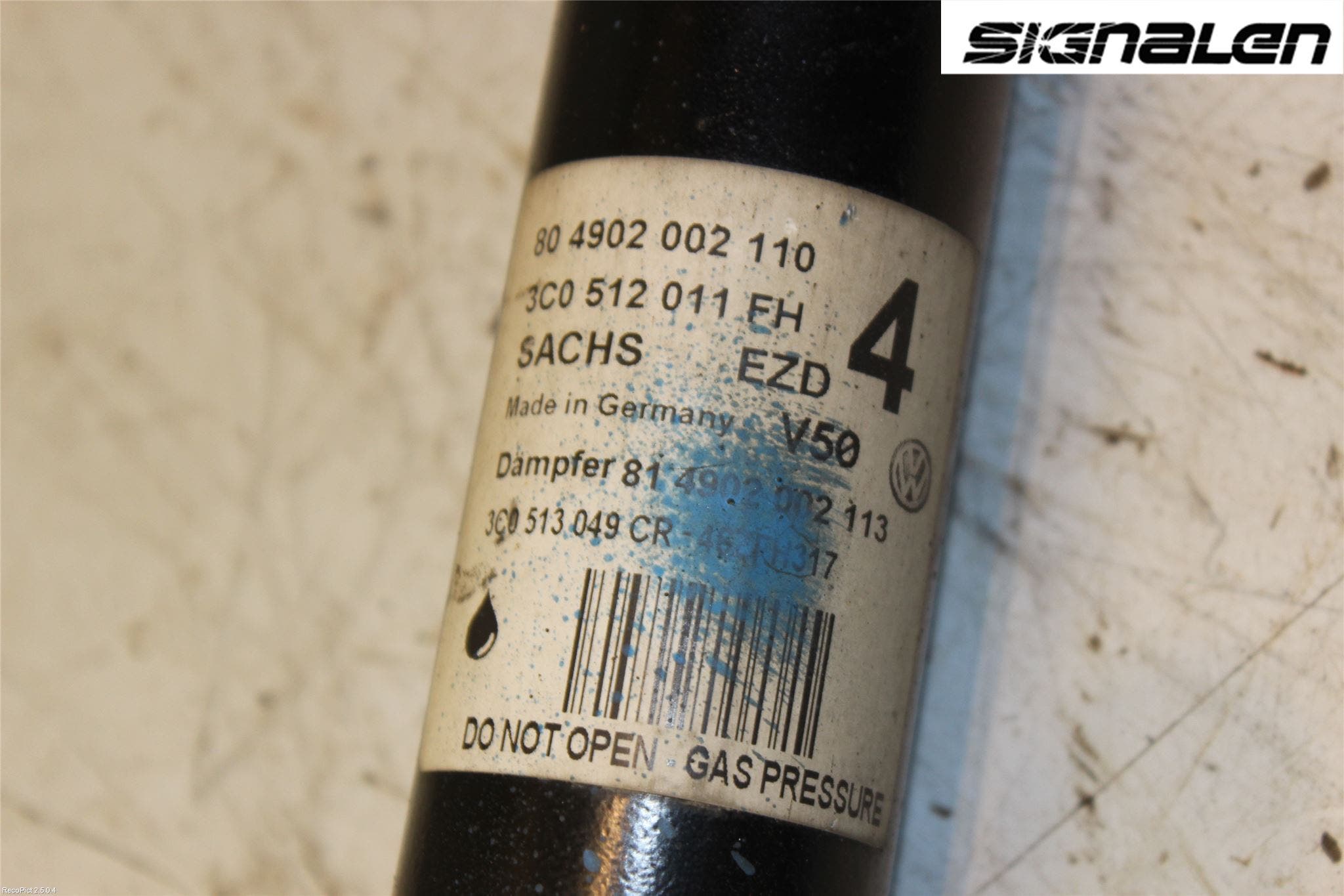 Skoda SUPERB 09-15 Stötdämpare Bak