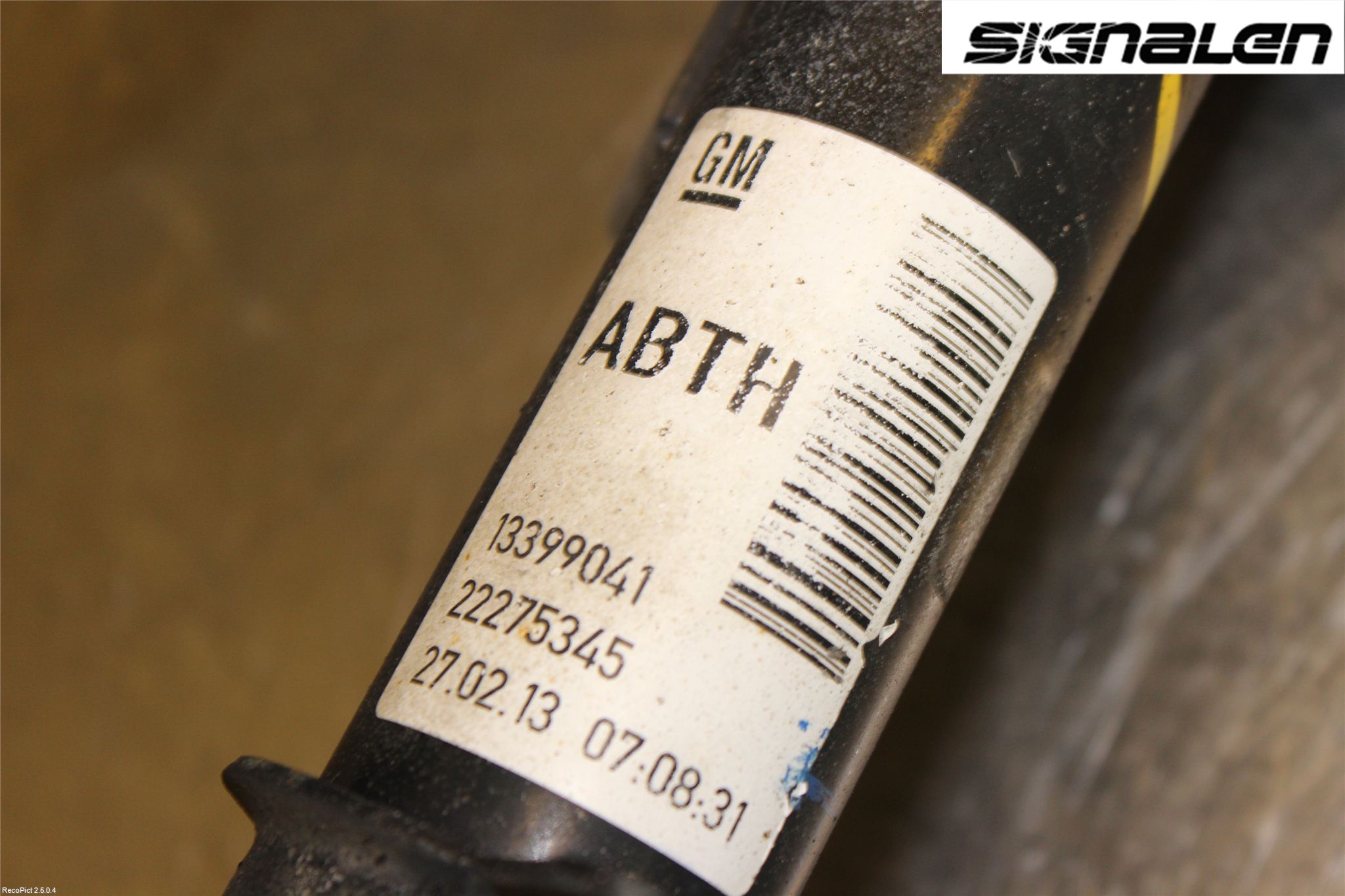 Opel CORSA D 07-14 Fjäderben Fram Vänster