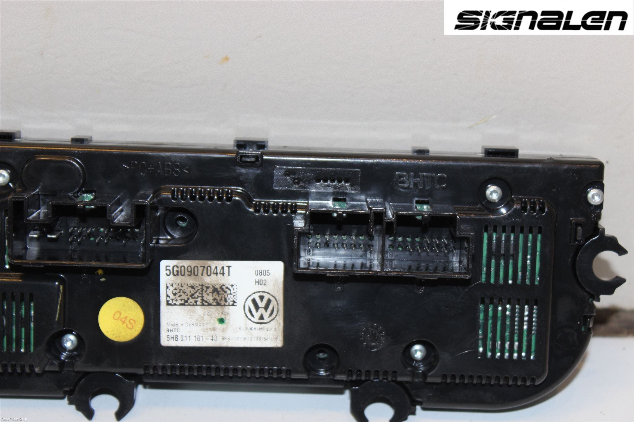 Volkswagen VW GOLF / E-GOLF VII 13-20 Ac Styrenhet Ac Manöveren