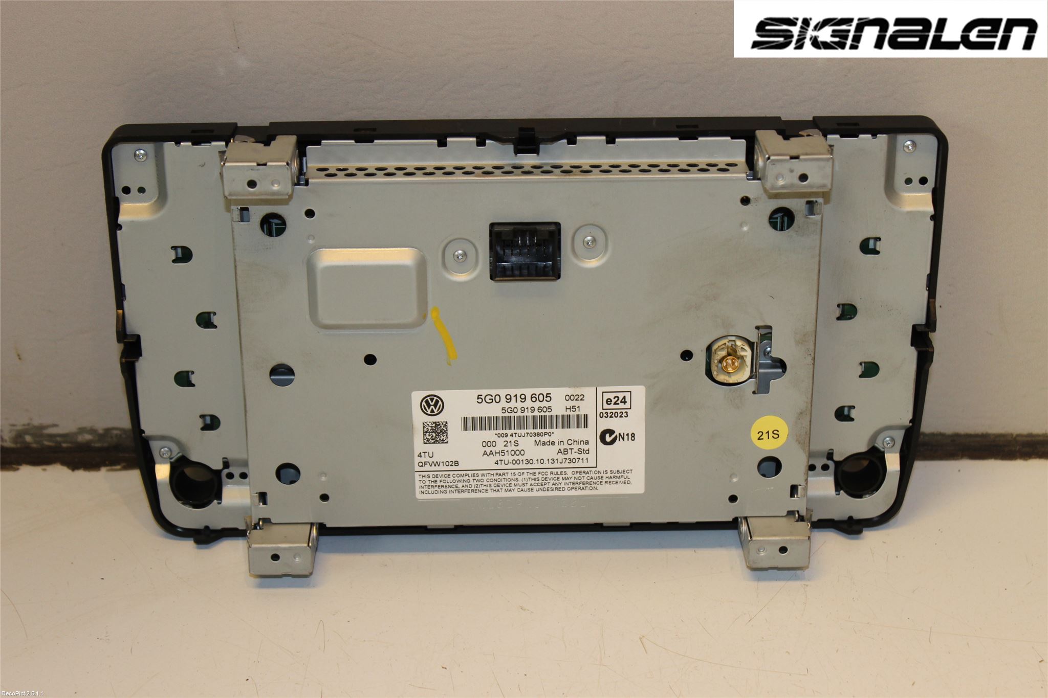 Volkswagen VW GOLF / E-GOLF VII 13-20 Multifunktionsdisplay