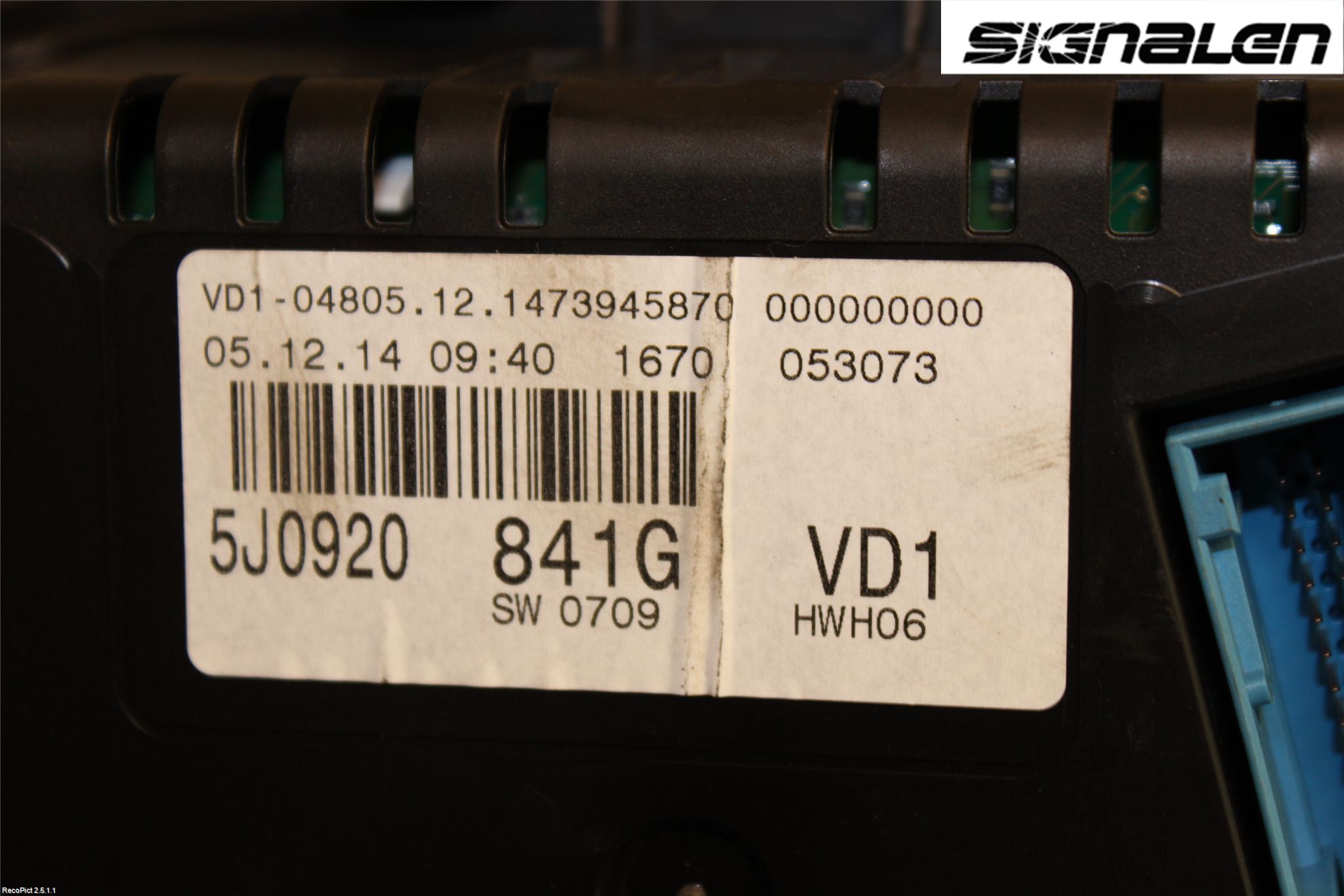 Skoda FABIA 07-14 Instrument Komb