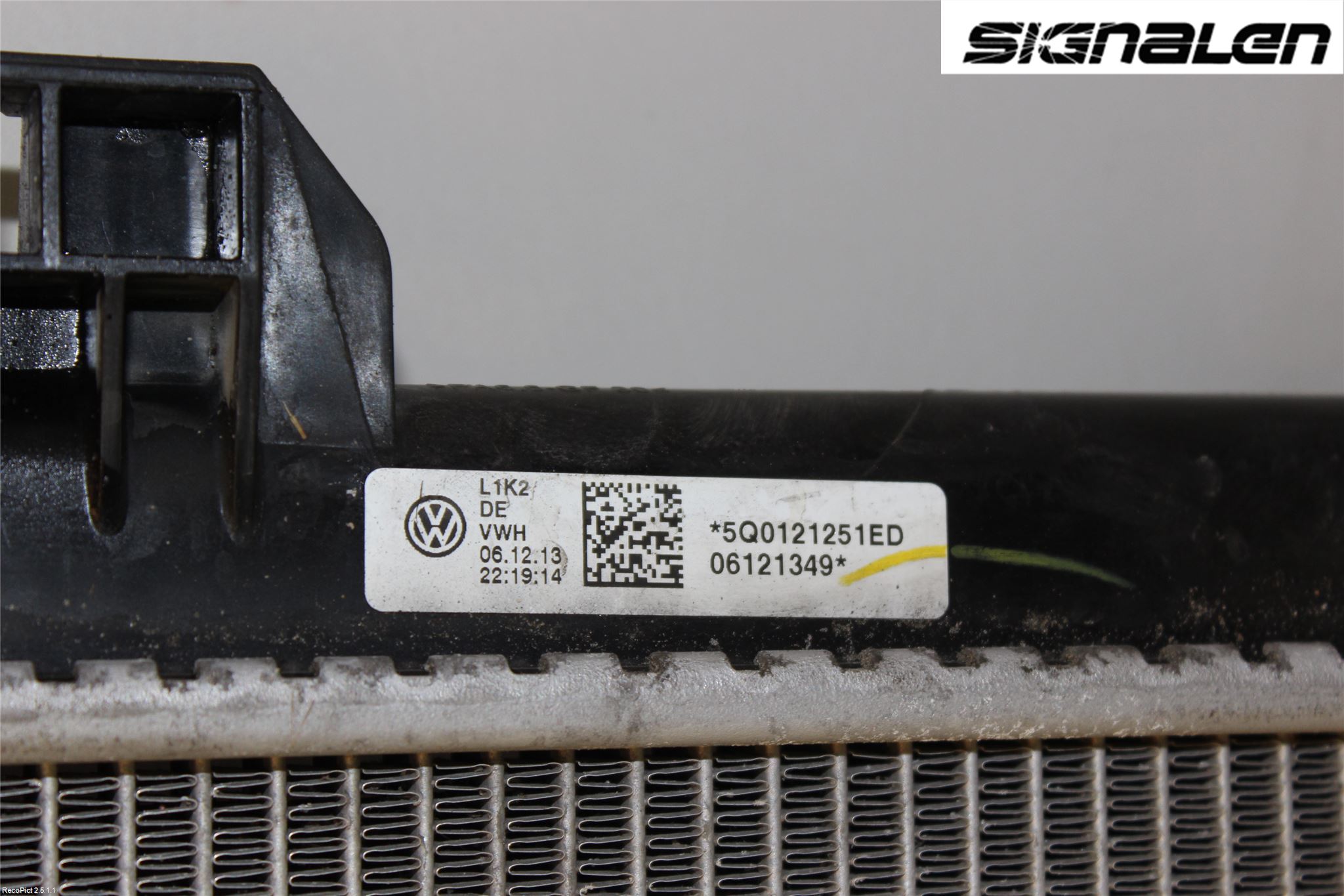 Volkswagen VW GOLF / E-GOLF VII 13-20 Kylare Man