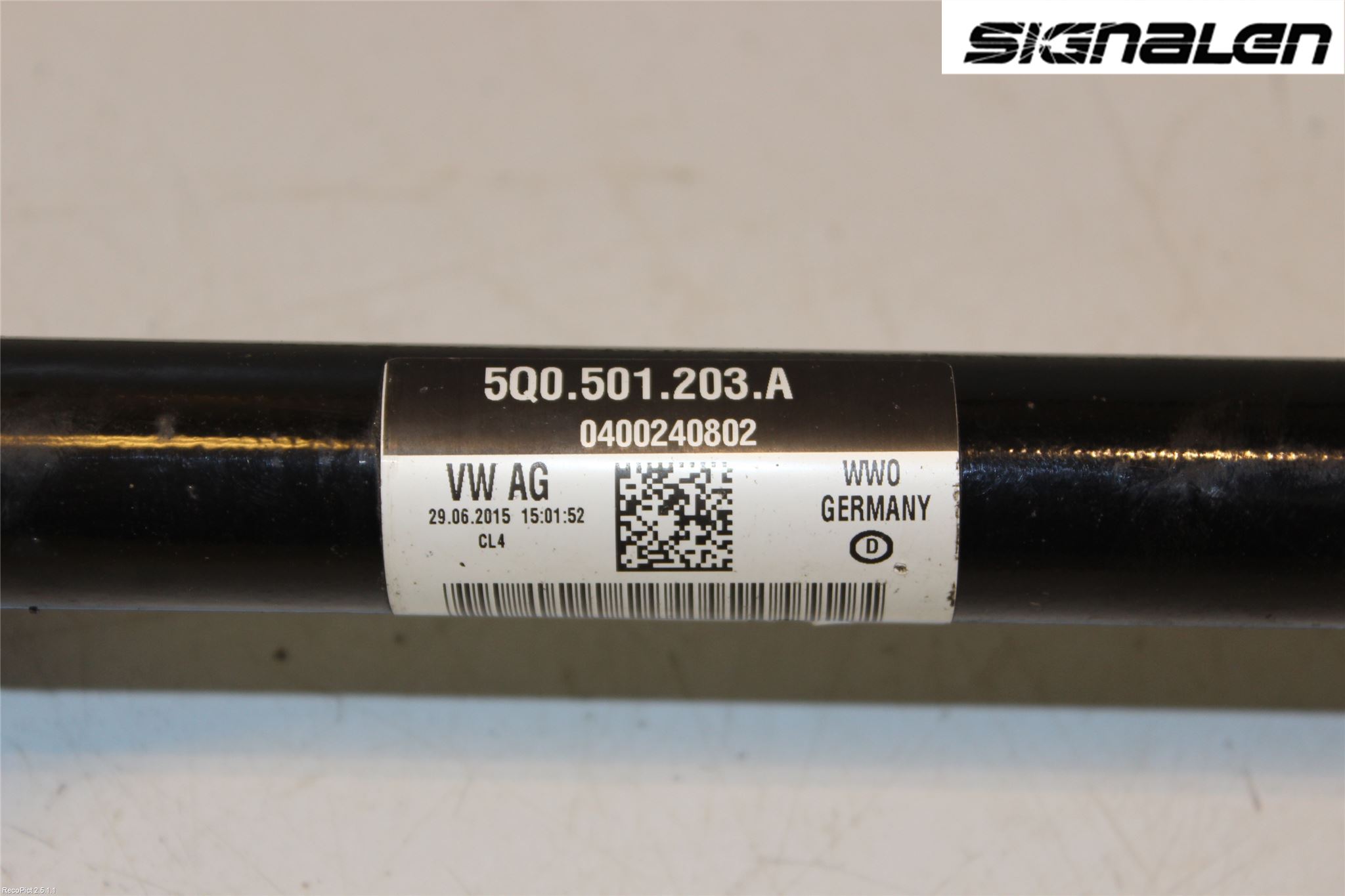 Skoda OCTAVIA (5E) 13-20 Drivaxel Bak Vänster