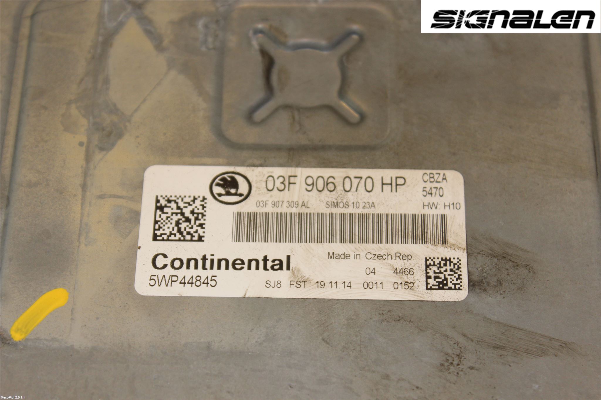 Skoda FABIA 07-14 Styrenhet Insprut Bensin