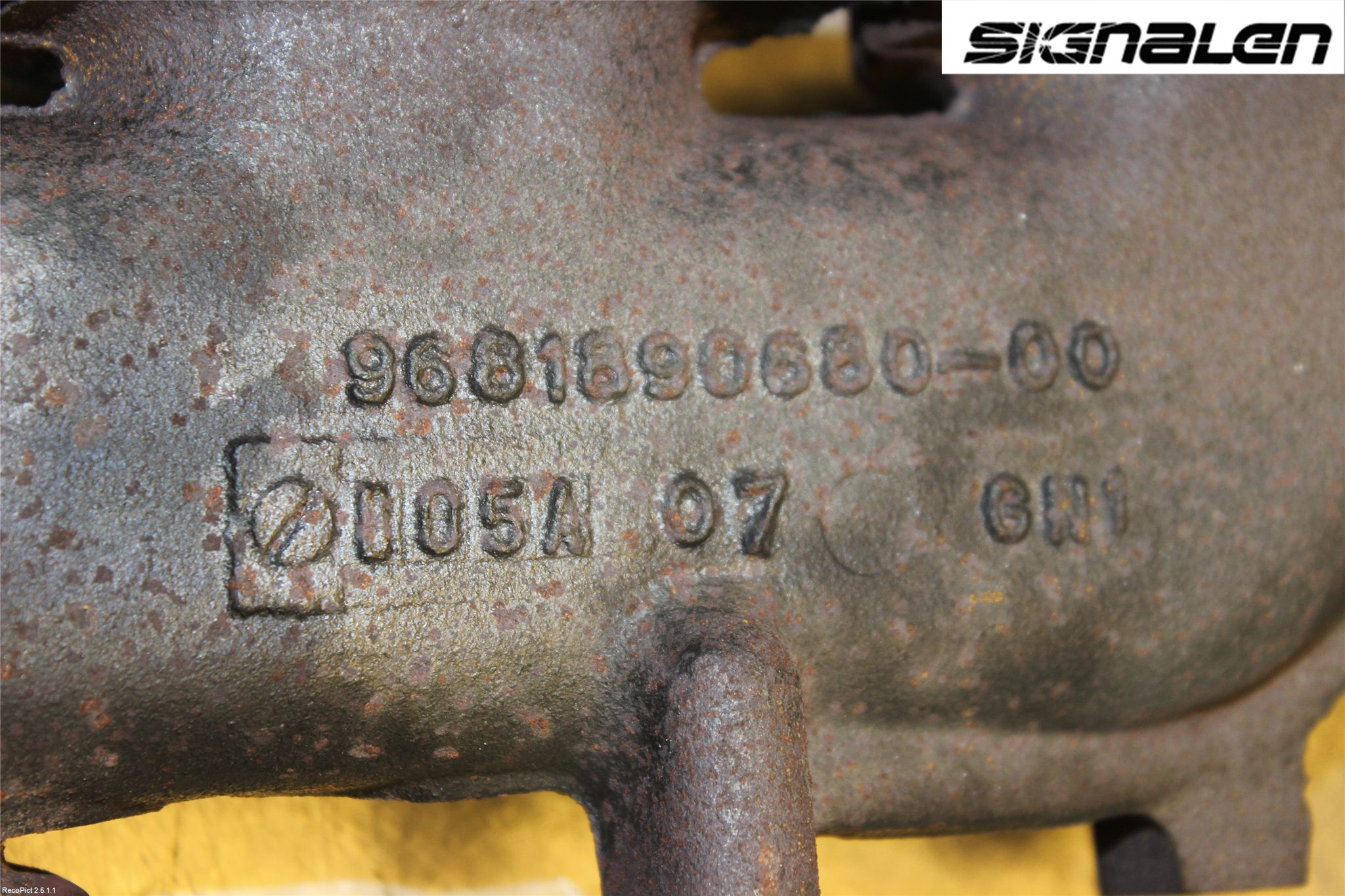 Peugeot 407 Grenrör Avgas