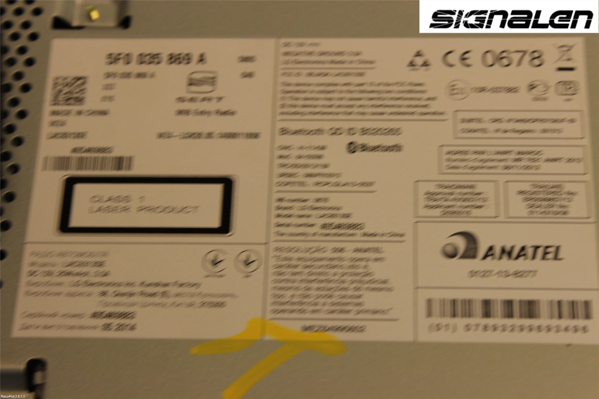 Seat LEON 13-20 Radio