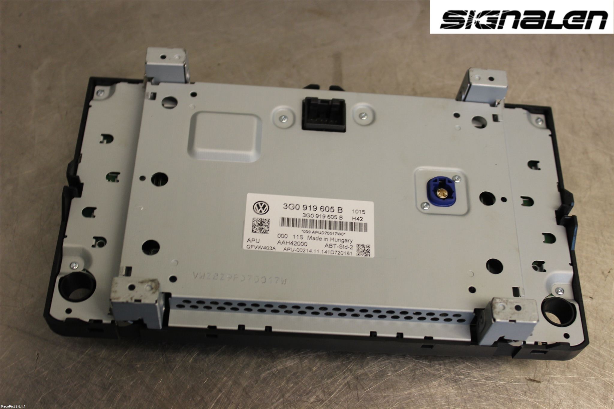 Volkswagen VW PASSAT 15-19 Multifunktionsdisplay