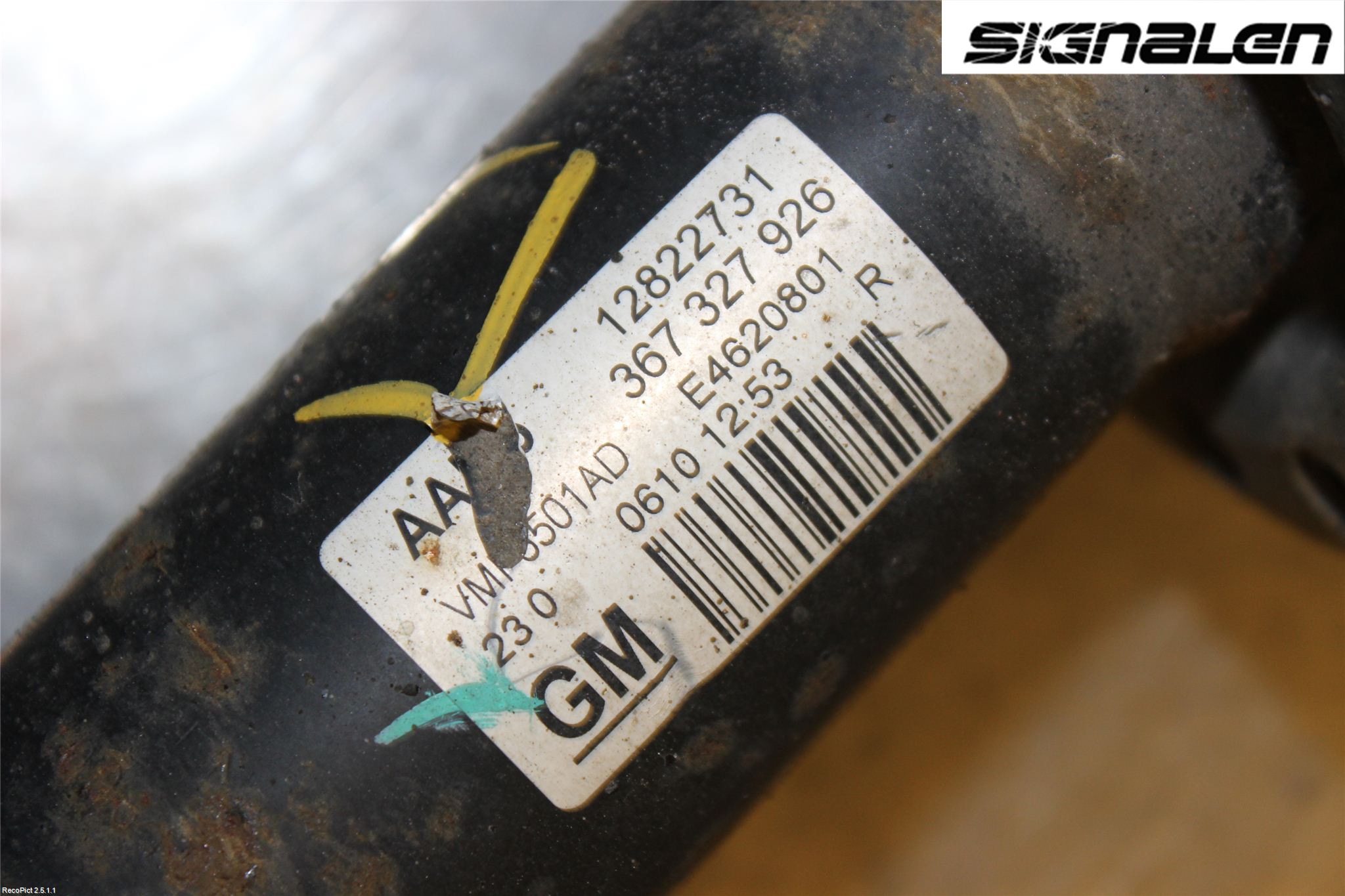 Saab 9-5 10-12 Fjäderben Fram Höger