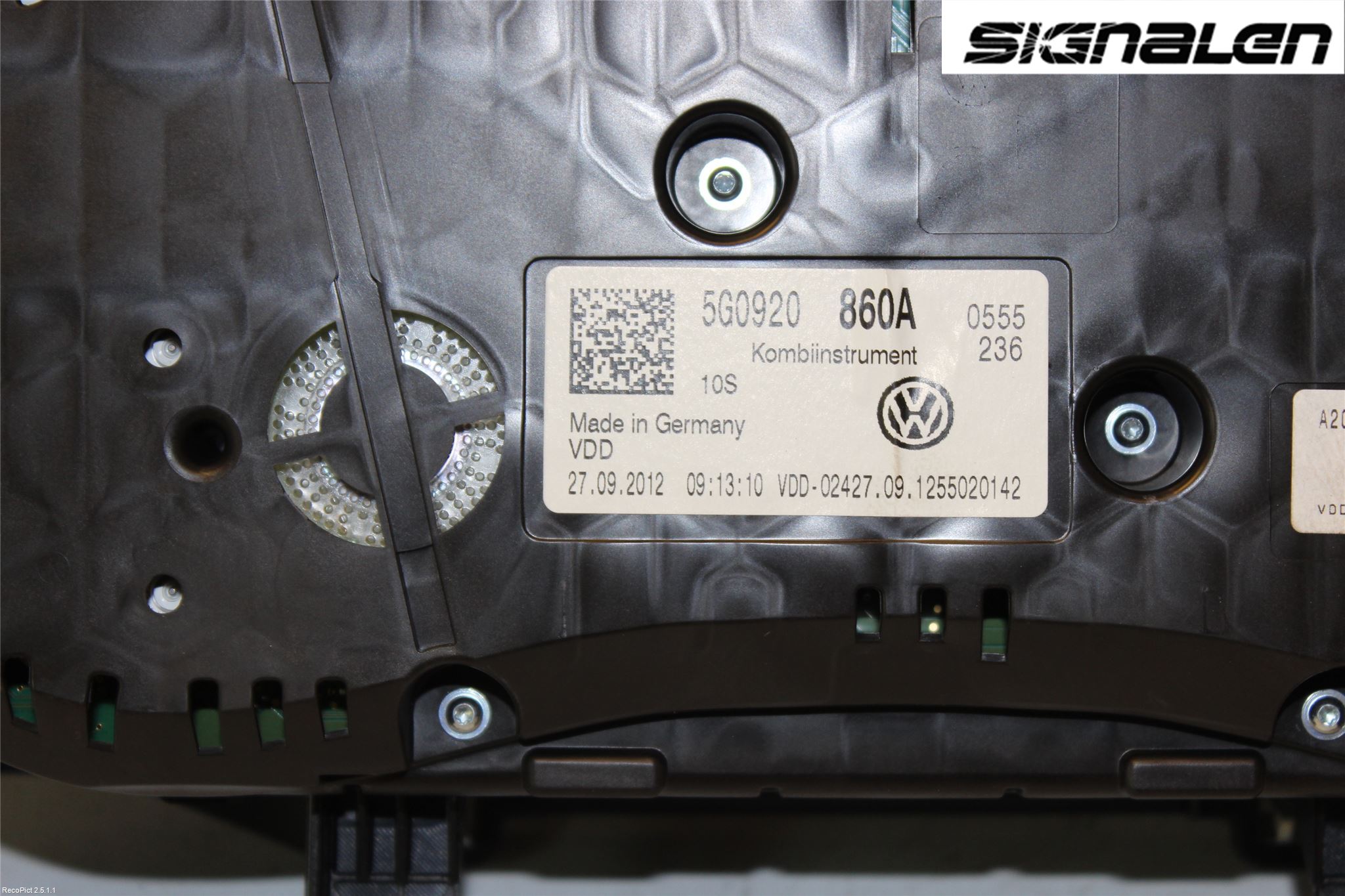 Volkswagen VW GOLF / E-GOLF VII 13-20 Instrument Komb