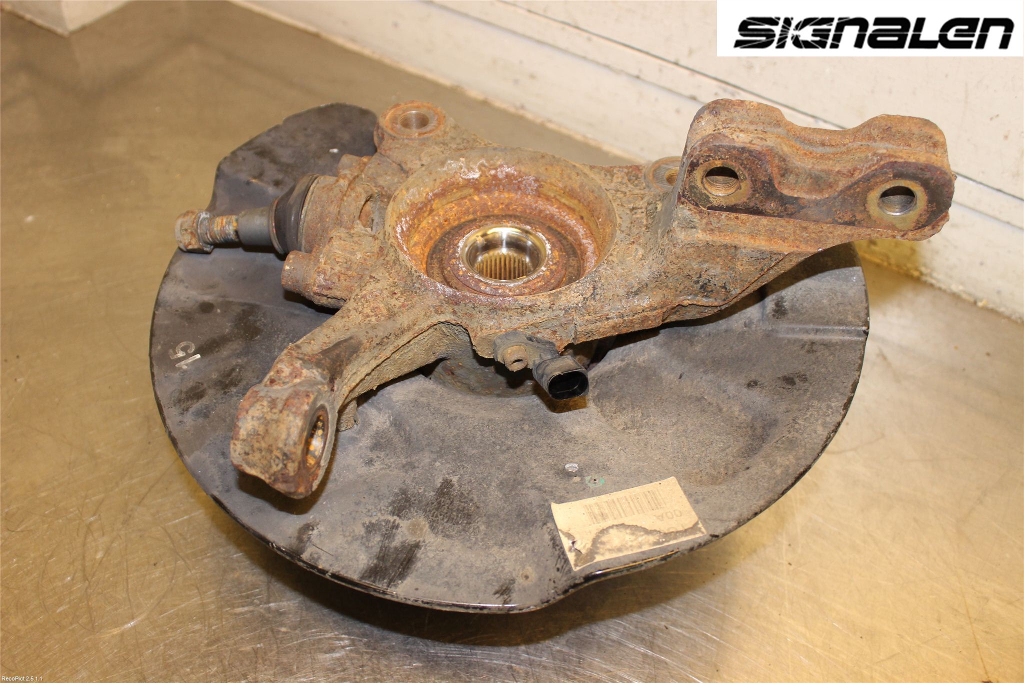 Volkswagen VW TRANSP/CARAVELLE (T5) 04-15 Styrspindel Lagerhus Hö