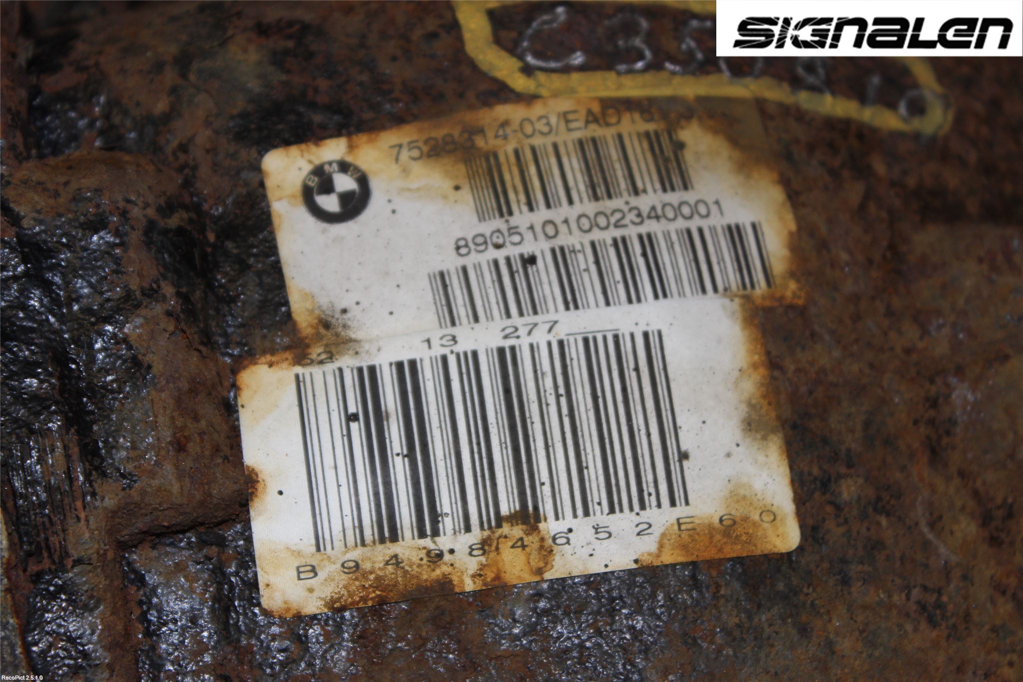 BMW 5 E60/61 Sed/Tou 02-10 Bakväxel-Diff