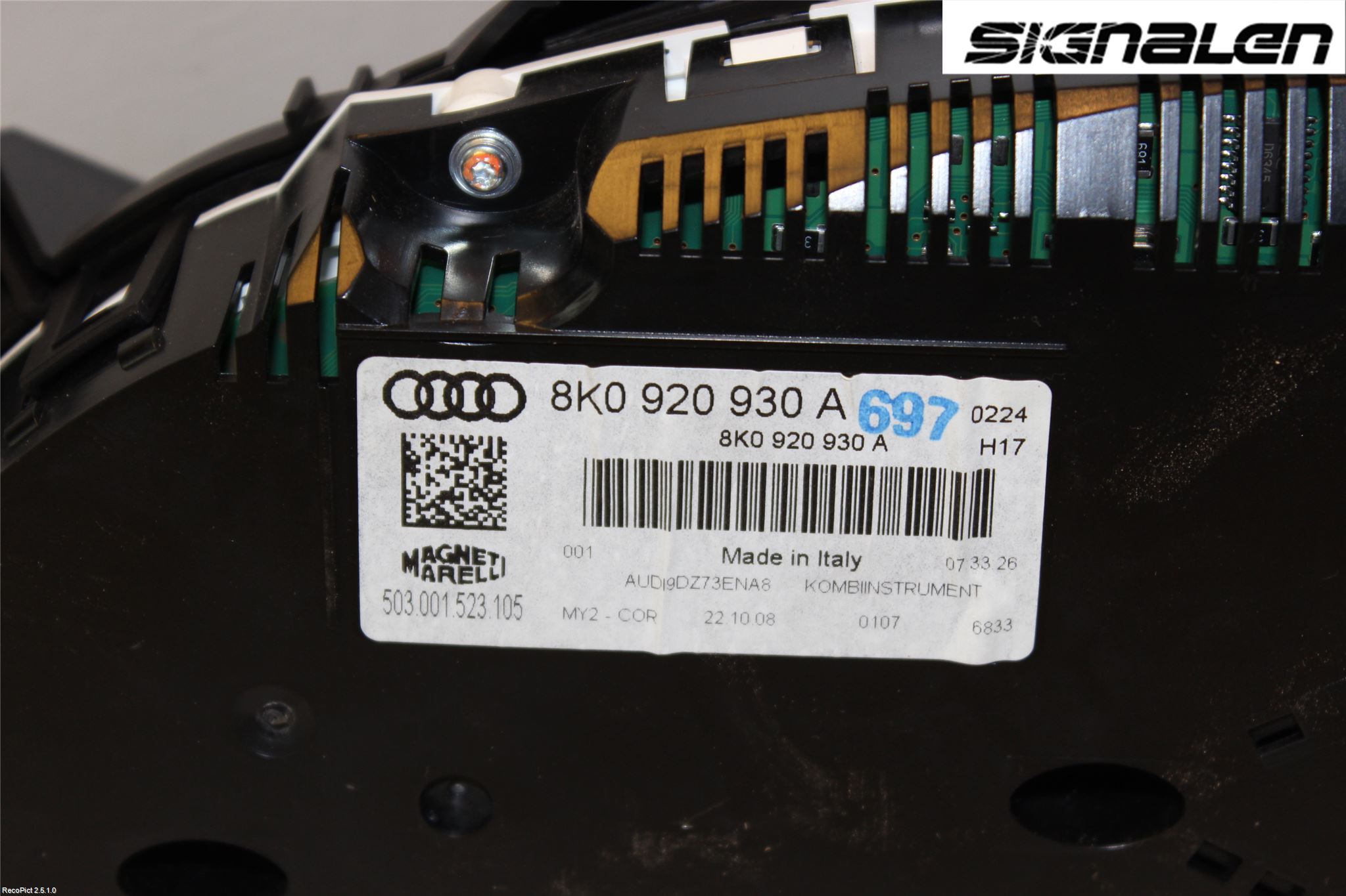 Audi A4/S4 08-11 Instrument Komb